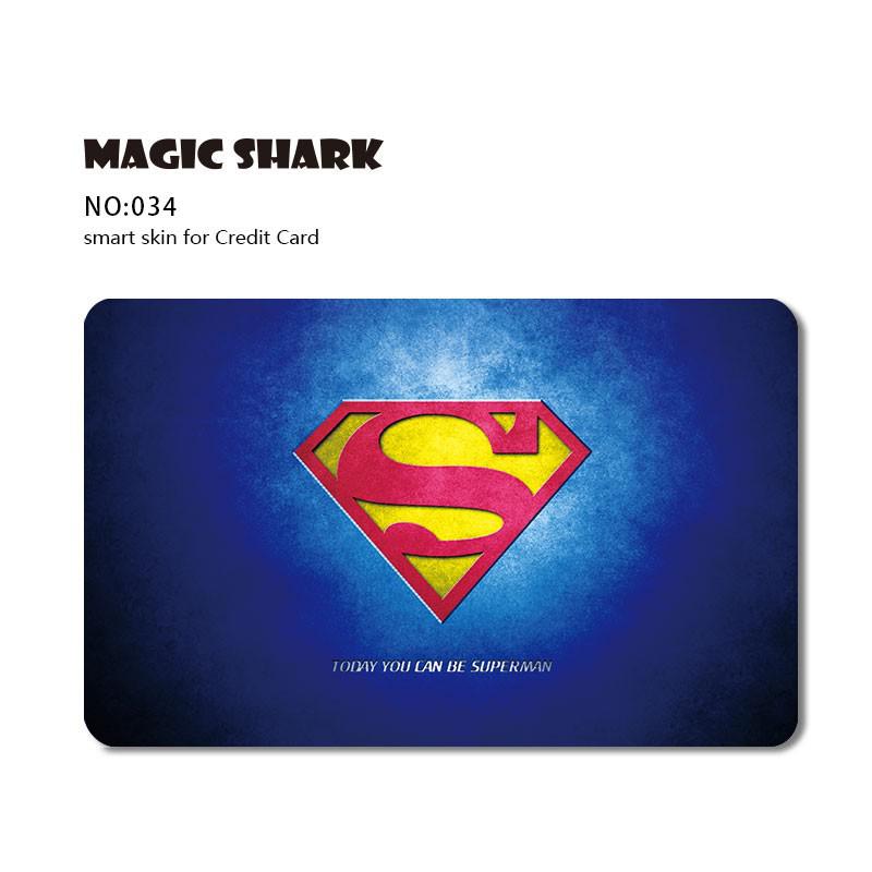 Magic Shark 1pc Anime Cartoon Cute Matte Front Side Sticker Film Cover Skin for