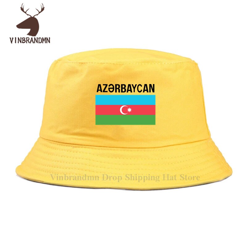 Nation 2022 country AZE outdoor baseball caps Azerbaijan Azerbaijani men women bucket hat new hip hop fishing hats sporting hats