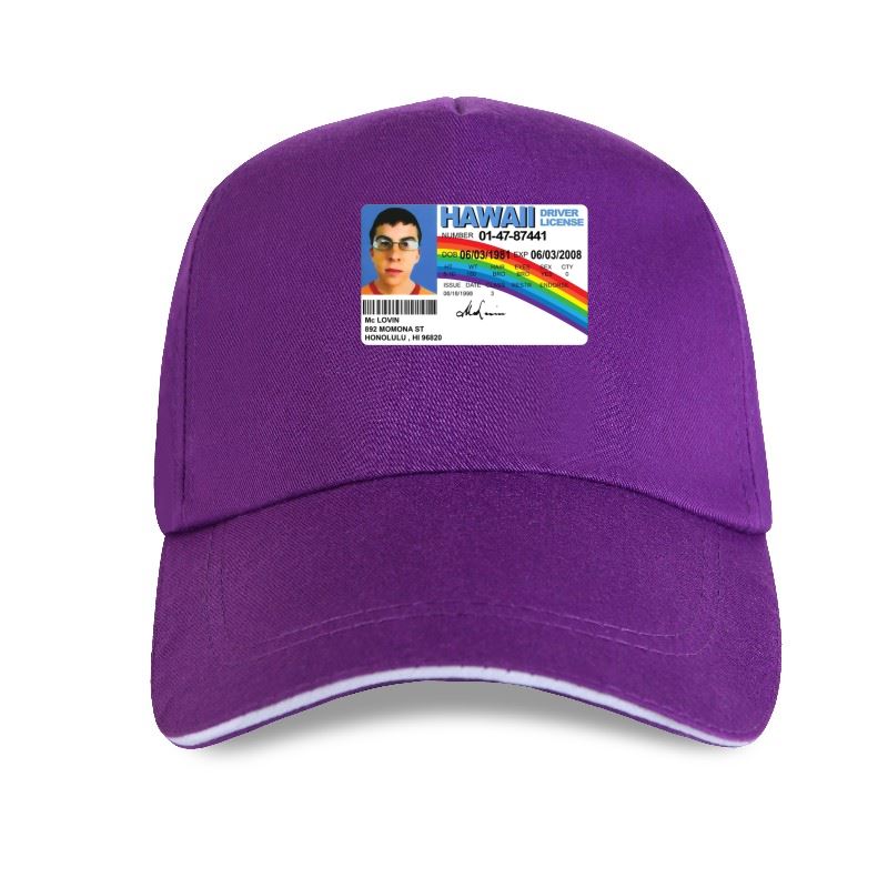 new cap hat  McLovin! Baseball Cap mclovin superbad movie geek nerd hawaii license cheese jonah hill seth