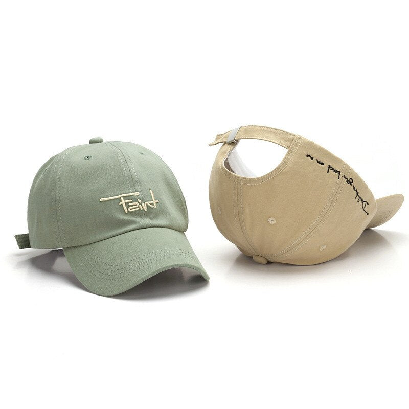 Leisure Men's Caps Fashion English Letter Fzint Embroidery Cap Male Hat Women's