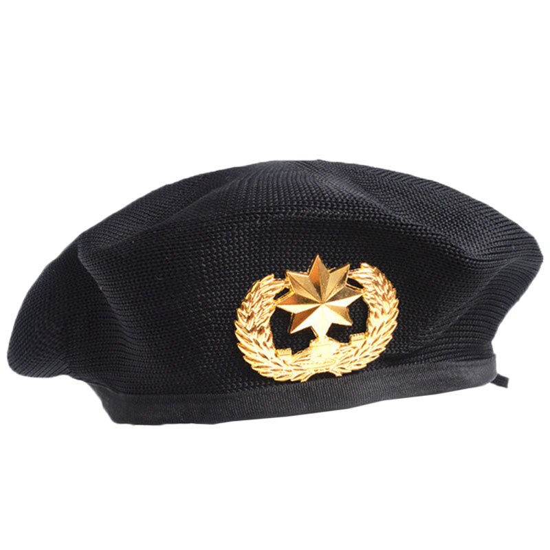 Military Caps Sailor Dance Performance Cosplay Hats for Kids Adult Men Women Berets Star Emblem Sailors Hat Adult Child Trilby