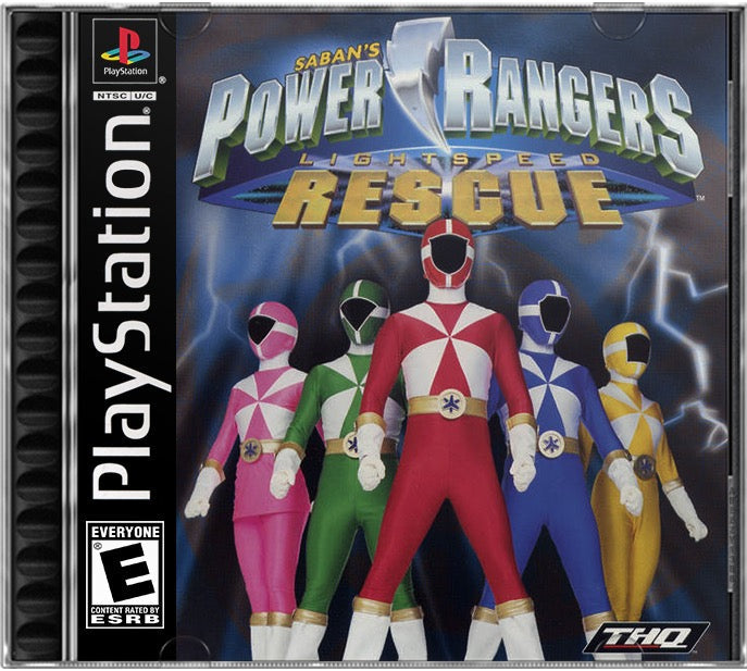 Saban's Power Rangers - Lightspeed Rescue PS1 Sony Playstation 1 Used Video Game