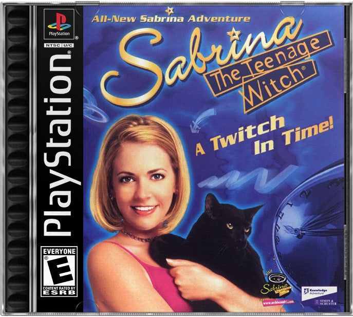 Sabrina the Teenage Witch - A Twitch in Time! PS1 Sony Playstation 1 Used Video