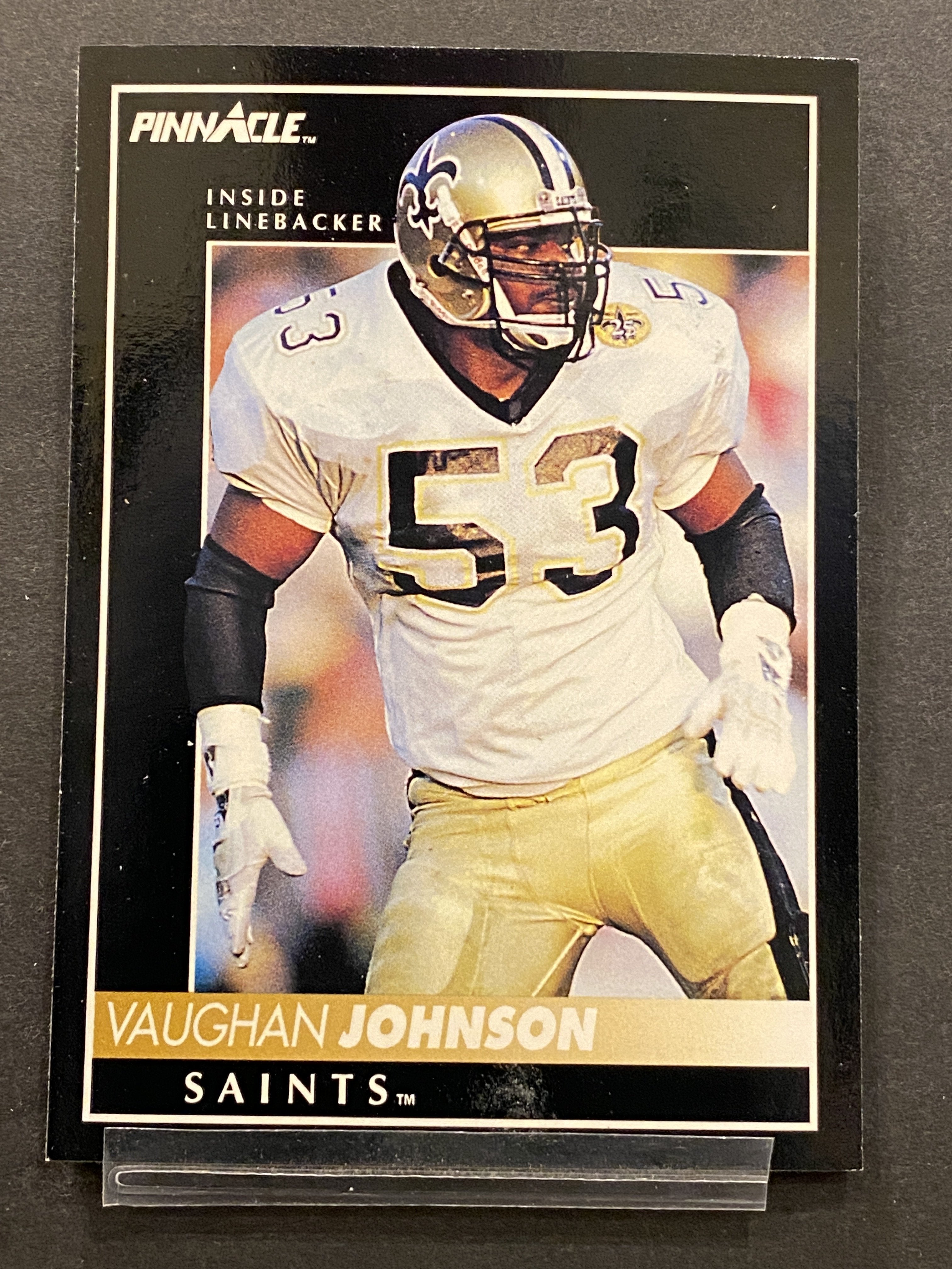 Vaughan Johnson Pinnacle Football Card