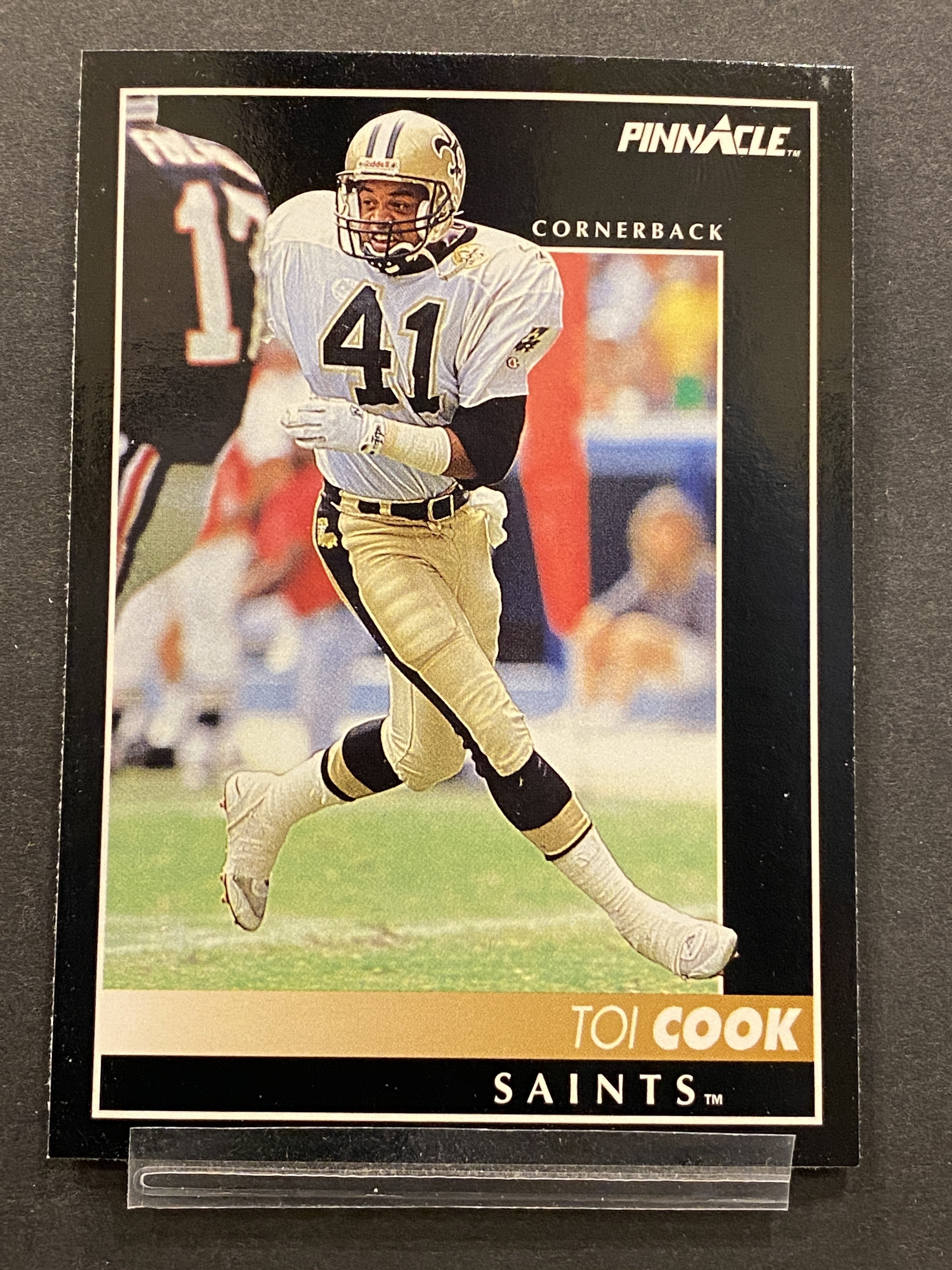 Toi Cook Pinnacle Football Card New Orleans Saints