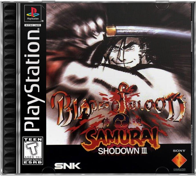 Samurai Shodown III - Blades of Blood PS1 Sony Playstation 1 Used Video Game