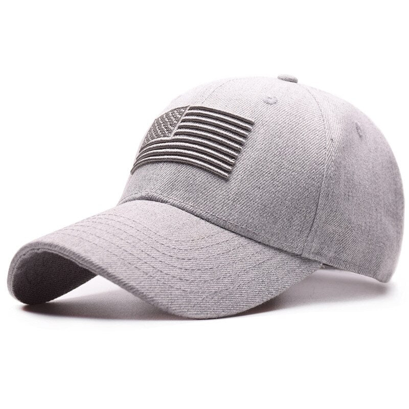 New Fashion Cotton Baseball Cap Bone Men Tactical Army Military Dad Hat American USA Flag Hip Hop Hat Sport Trucker Caps gorras