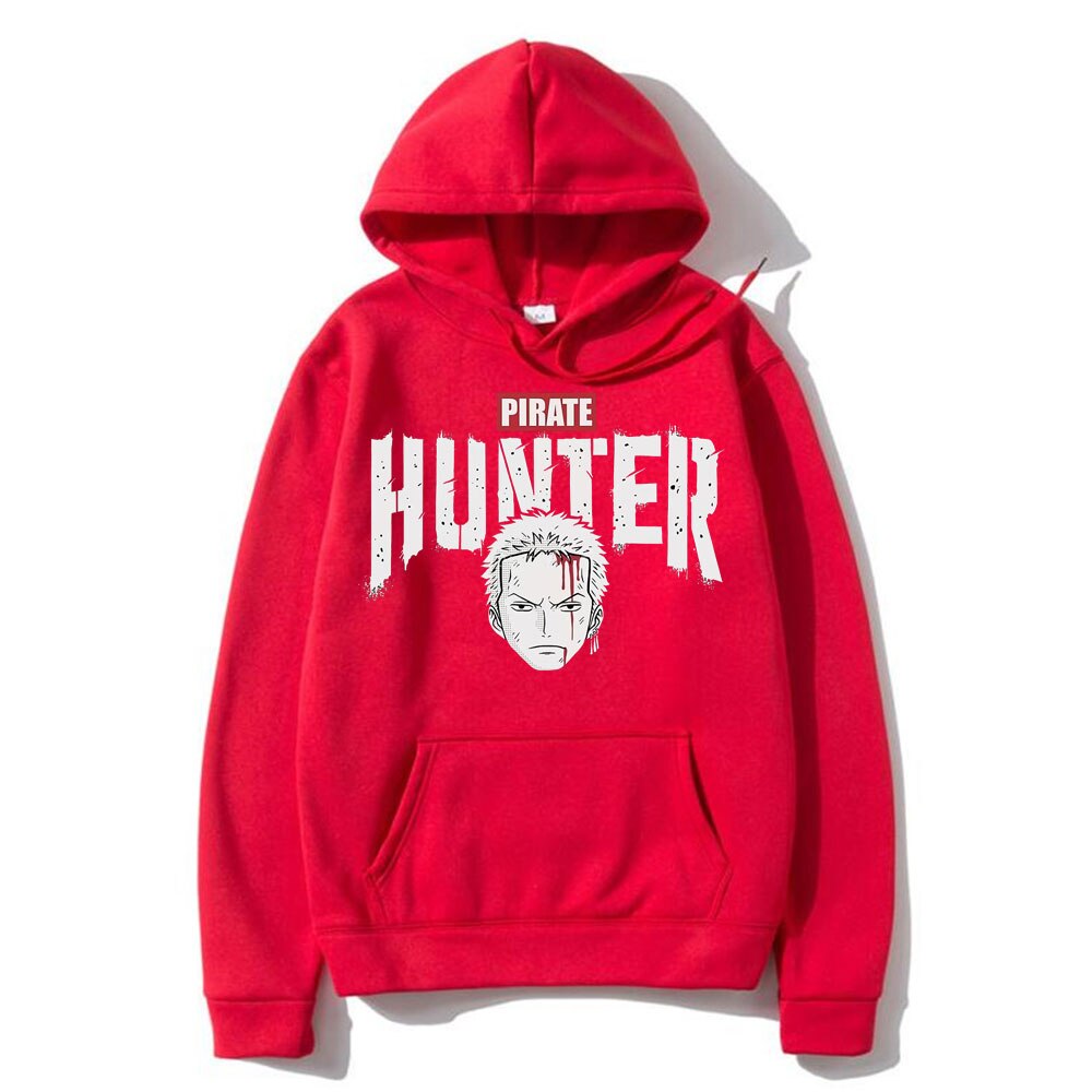 New Sale Anime Roronoa Zoro Pirate Hunter Print Hoodie Fashion Mens Manga Hoodies Sweatshirt Men Women Casual Loose Sweatshirt