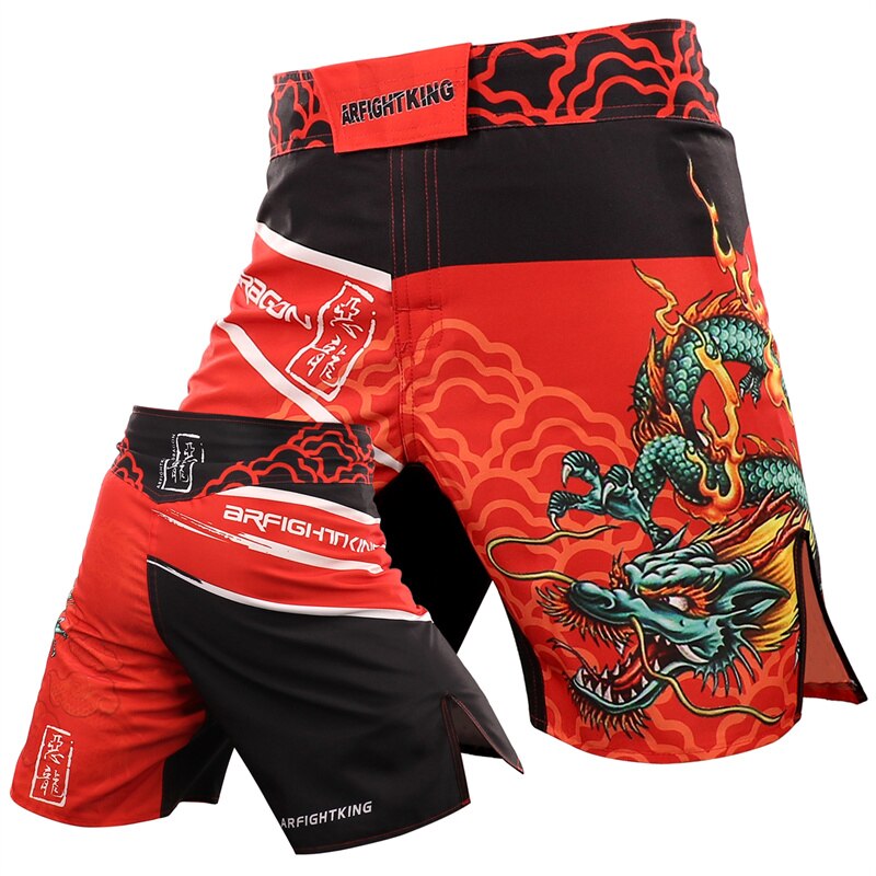 Muay Thai Boxing Shorts for Men Women Kids Snake pattern Kickboxing Fighting MMA Trunks Sanda Grappling Bjj Running Sports  Pant
