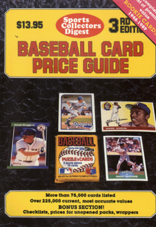 Baseball Card Price Guide 3rd Edition KP Used Softcover Sports Collector Digest