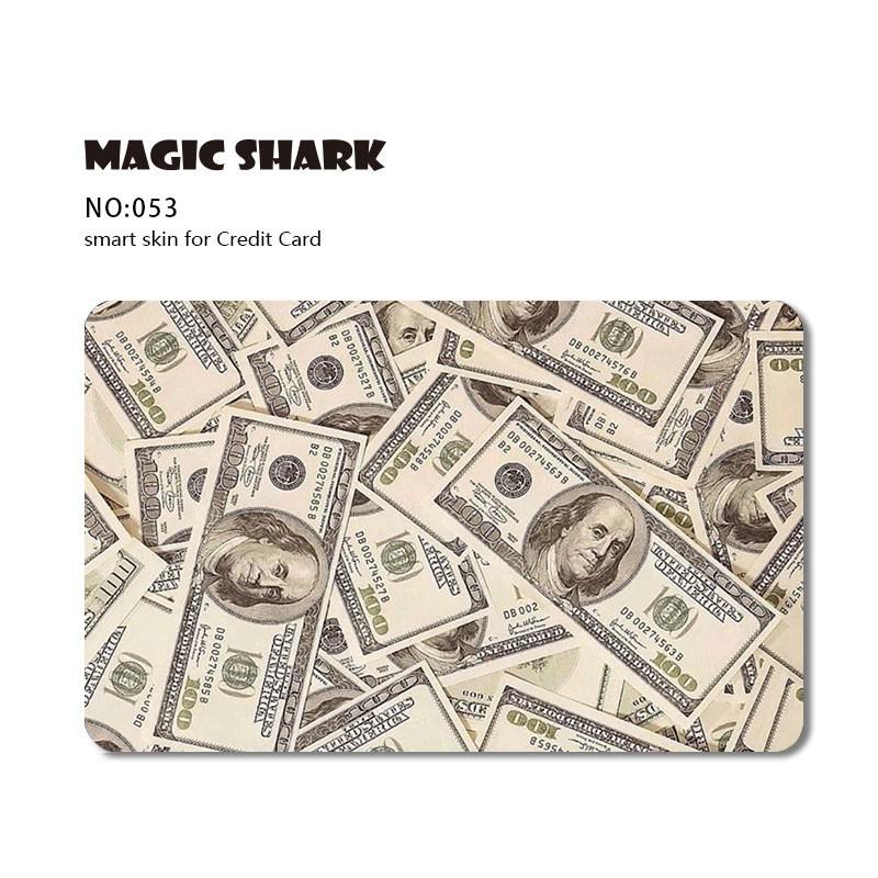 Magic Shark 1pc Anime Cartoon Cute Matte Front Side Sticker Film Cover Skin for