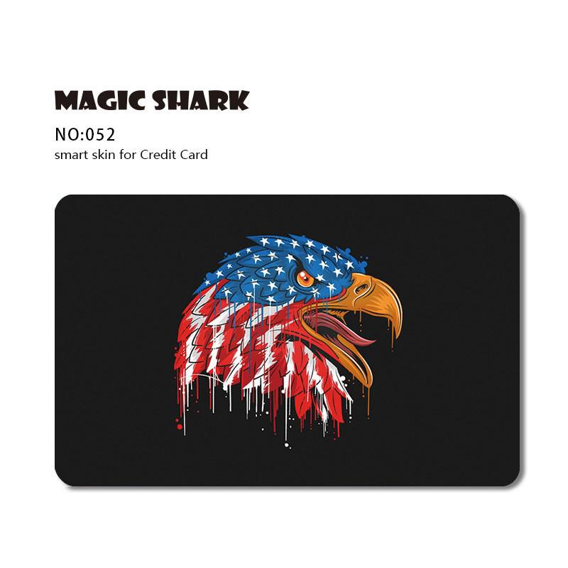 Magic Shark 1pc Anime Cartoon Cute Matte Front Side Sticker Film Cover Skin for