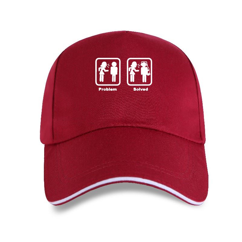 new cap hat  problem solved funny couple music relationships nagging pub Baseball Cap S M L XL XXL