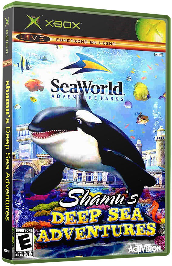 SeaWorld - Shamu's Deep Sea Adventures Used Microsoft XBOX Original Video Game
