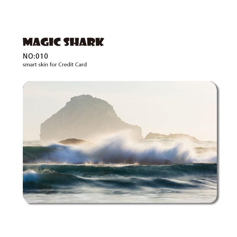 Magic Shark 1pc Anime Cartoon Cute Matte Front Side Sticker Film Cover Skin for