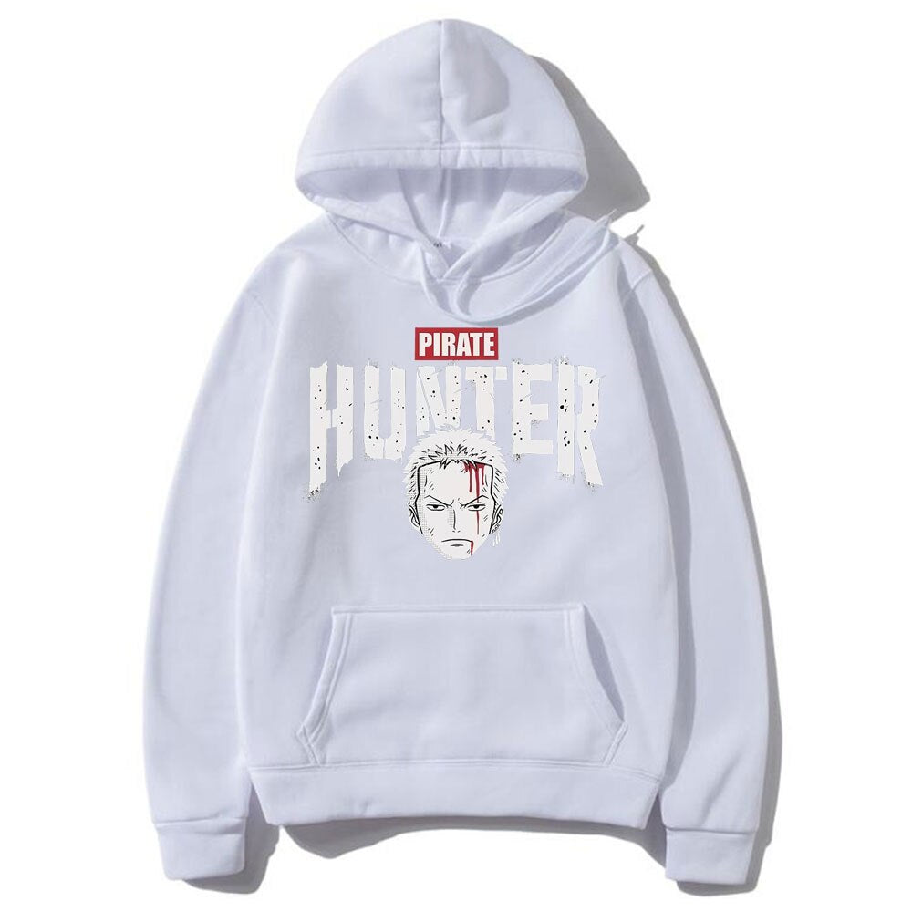 New Sale Anime Roronoa Zoro Pirate Hunter Print Hoodie Fashion Mens Manga Hoodies Sweatshirt Men Women Casual Loose Sweatshirt