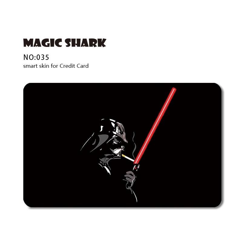 Magic Shark 1pc Anime Cartoon Cute Matte Front Side Sticker Film Cover Skin for