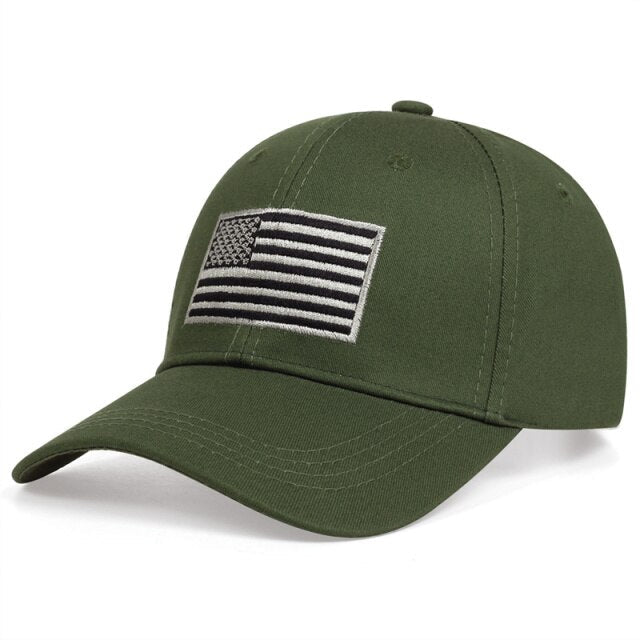 New Fashion Cotton Baseball Cap Bone Men Tactical Army Military Dad Hat American USA Flag Hip Hop Hat Sport Trucker Caps gorras