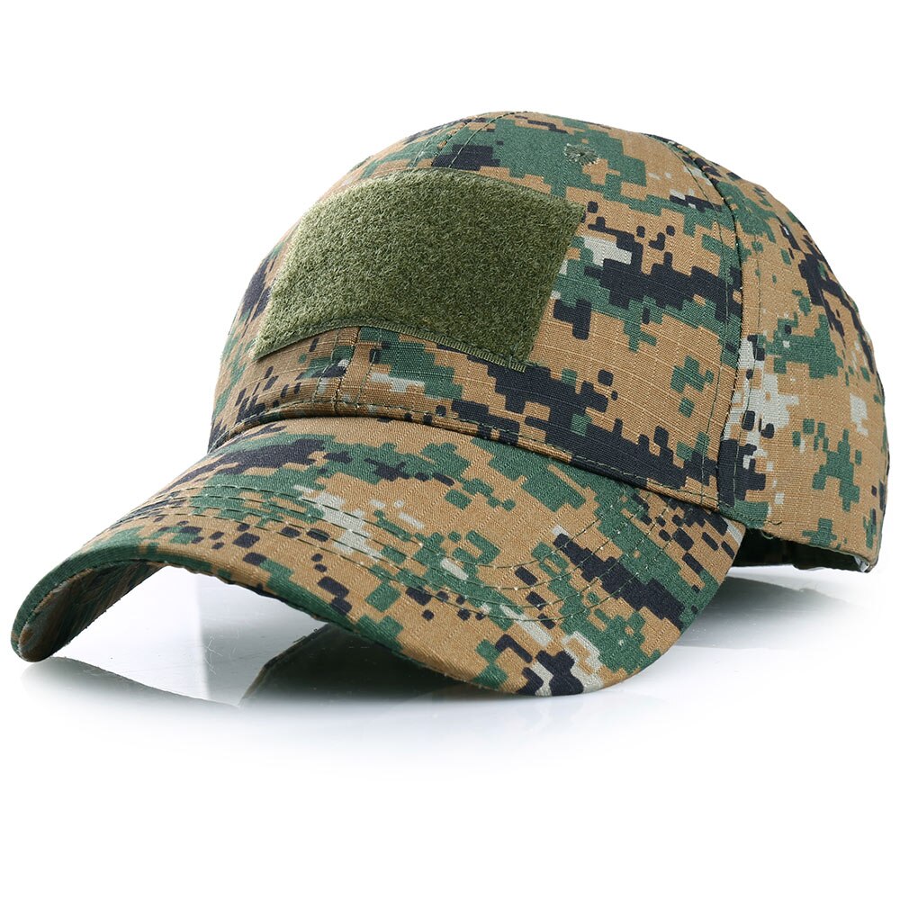 Men Multicam Camouflage Hunting Hiking Cap Sport Tactical Military Army Visor Sun Hat Adjustable Snapback Baseball Cap Adult