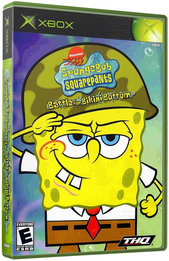 SpongeBob SquarePants - Battle for Bikini Bottom Used Microsoft XBOX Original Video Game
