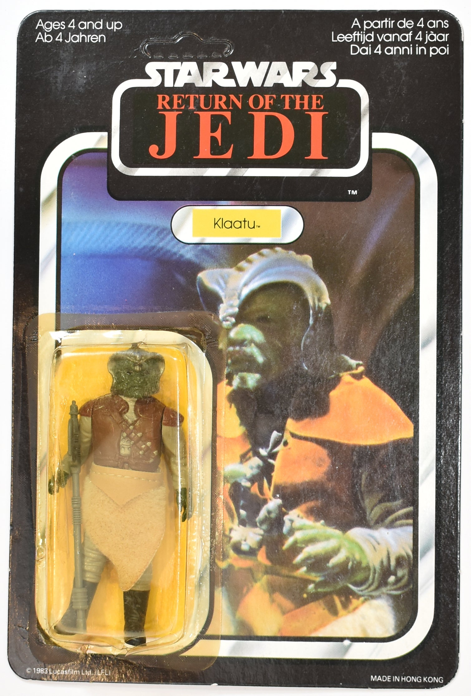 Star Wars Return of the Jedi Klaatu Vintage Action Figure 1983