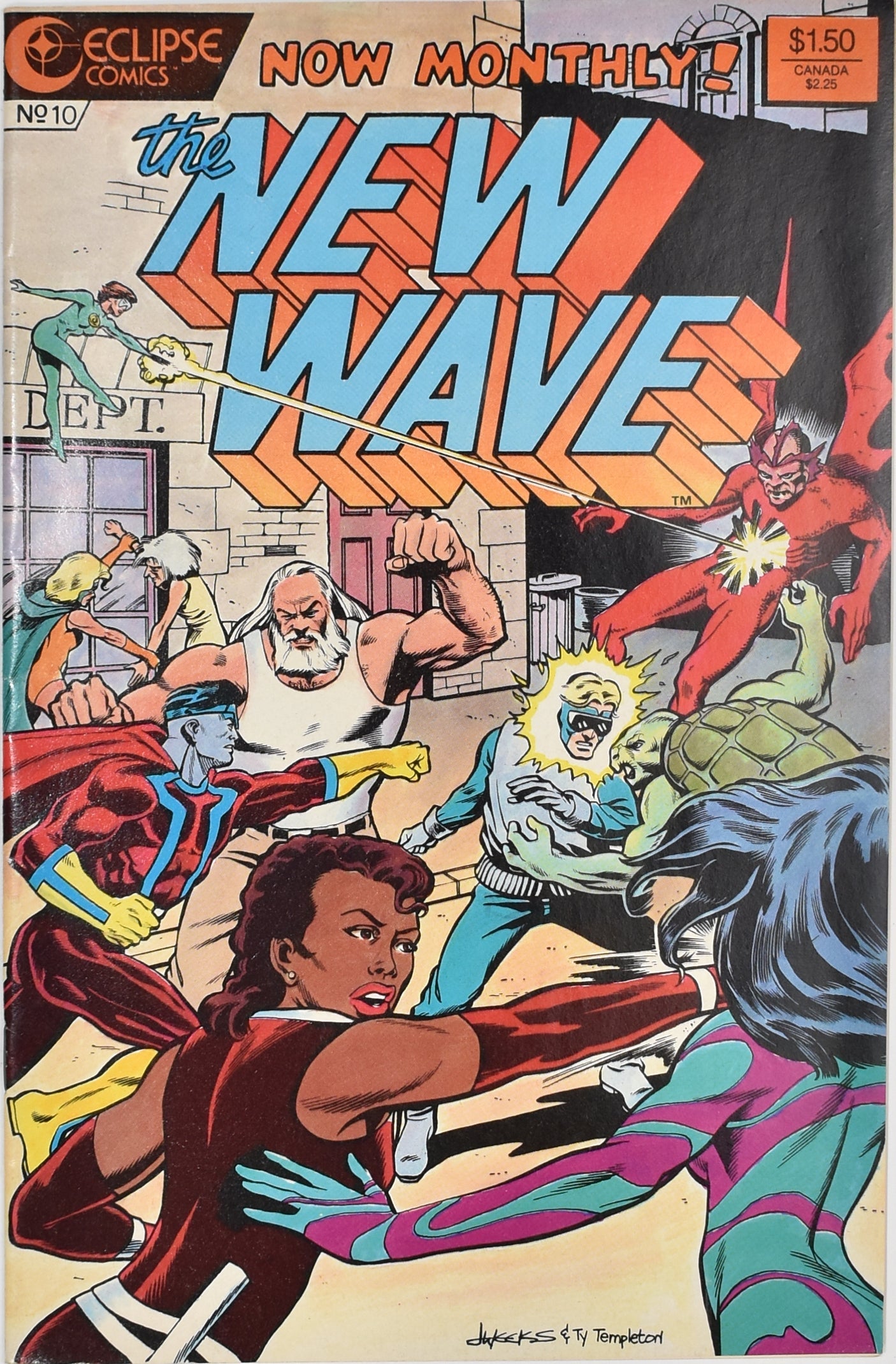 The New Wave Comic Book No.10 Eclipse Comics