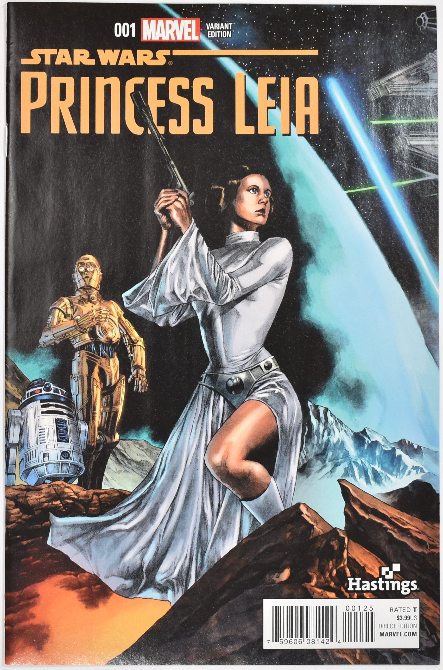 Star Wars Comic Book Princes Leia Marvel Comics 001