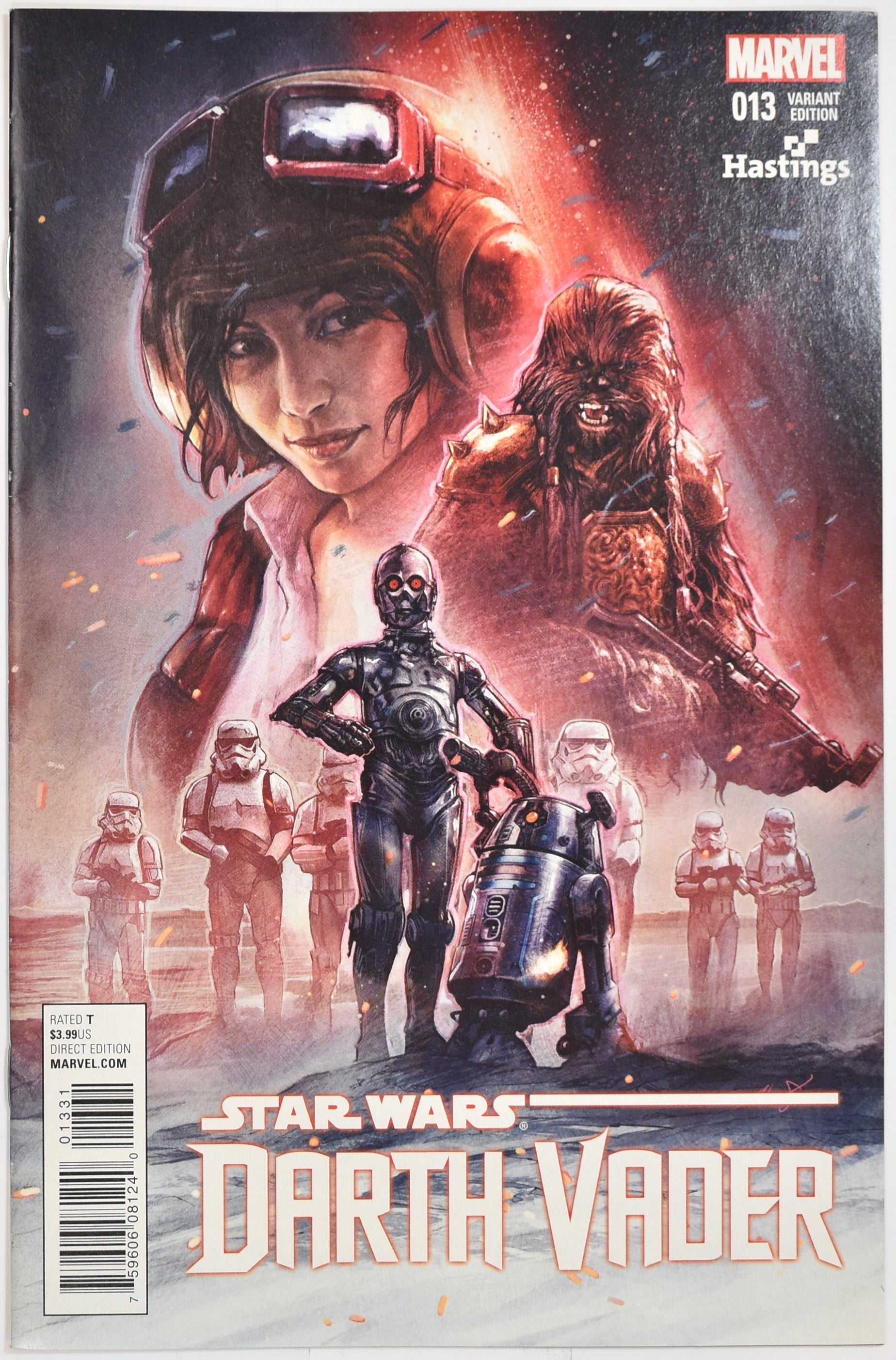 Star Wars Darth Vader Comic Book Hastings Variant Cover 013
