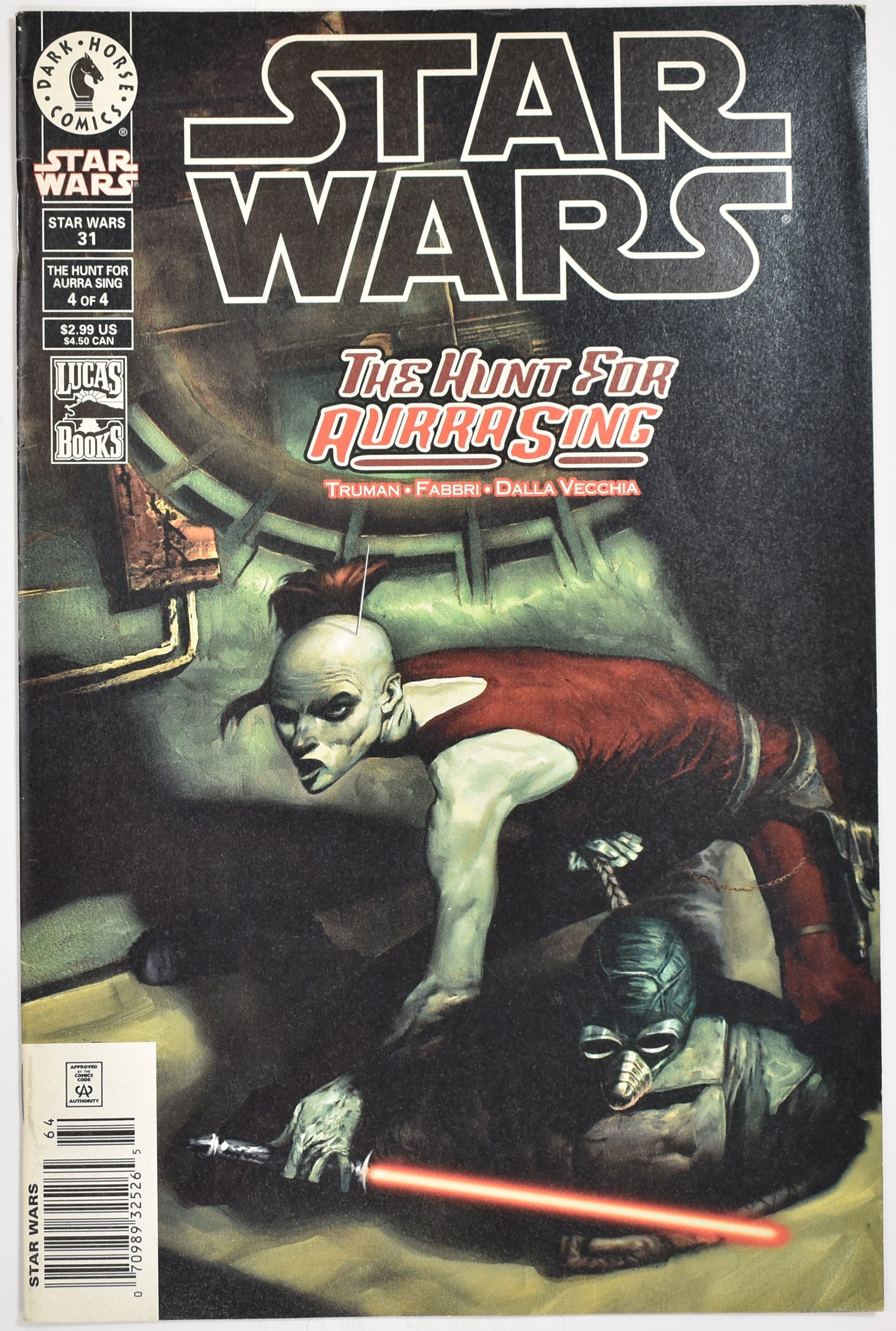 Star Wars The Hunt for Aurrasing Dark Horse Comic Book 31