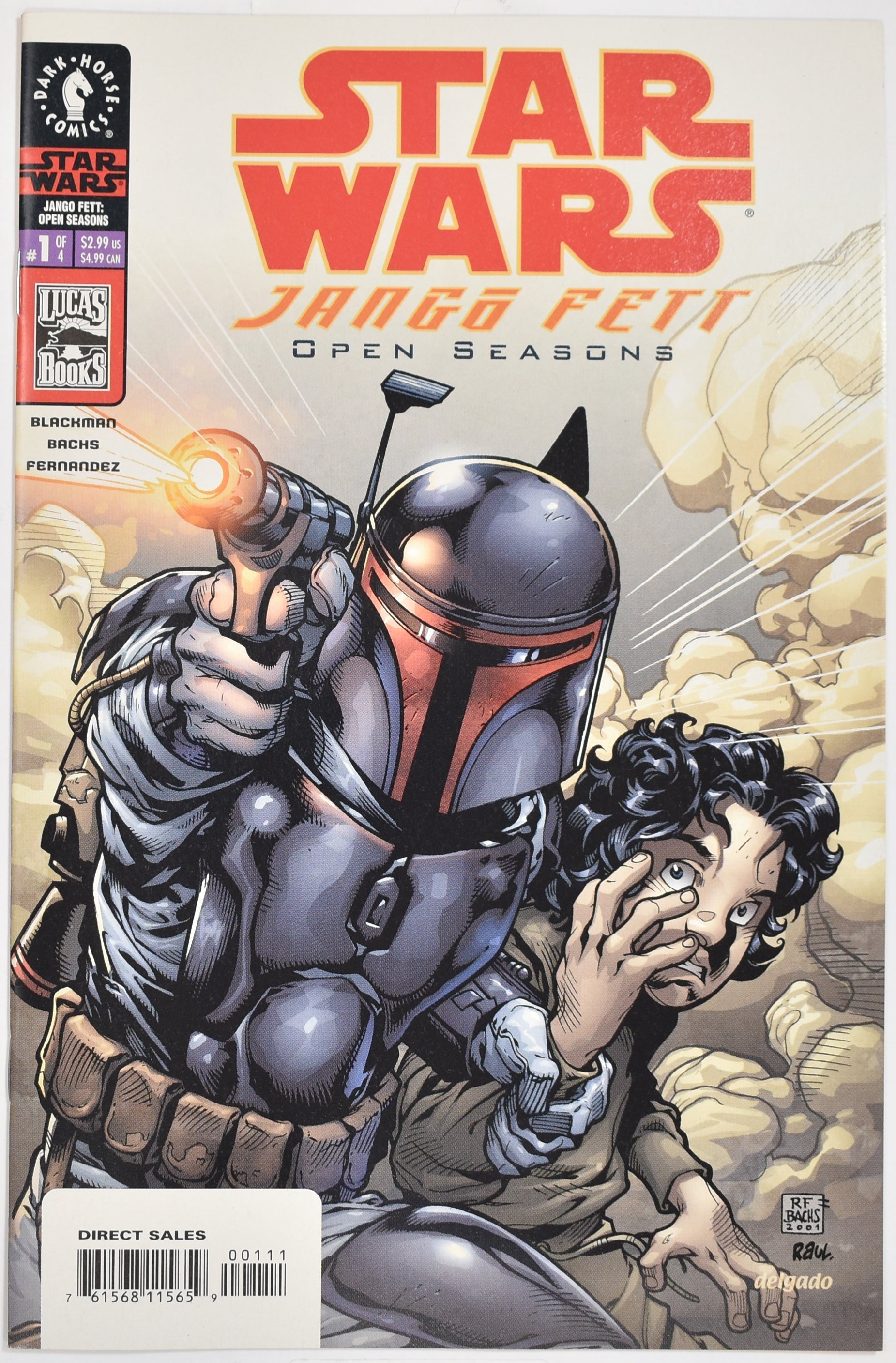 Star Wars Jango Fett Open Seasons Comic Book 1 of 4 Dark Horse Comics