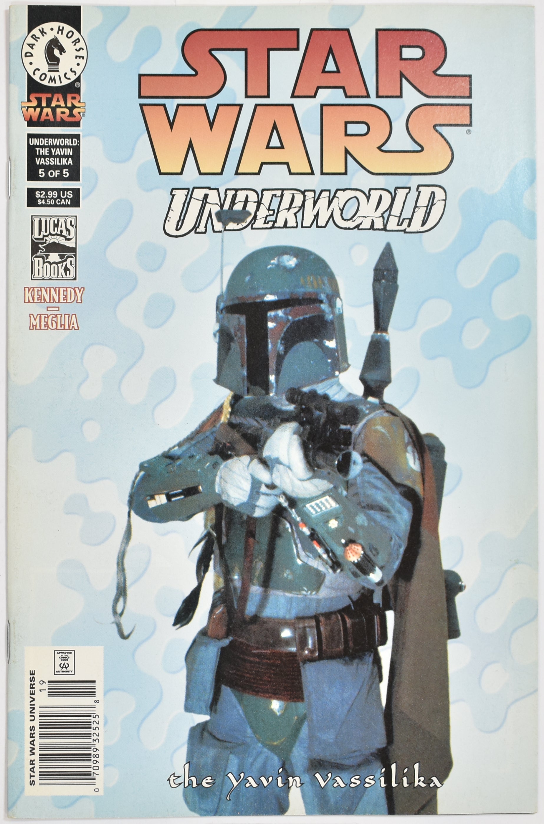 Boba Fett Star Wars Comic Book Underworld 5 Newsstand Variant Cover Dark Horse