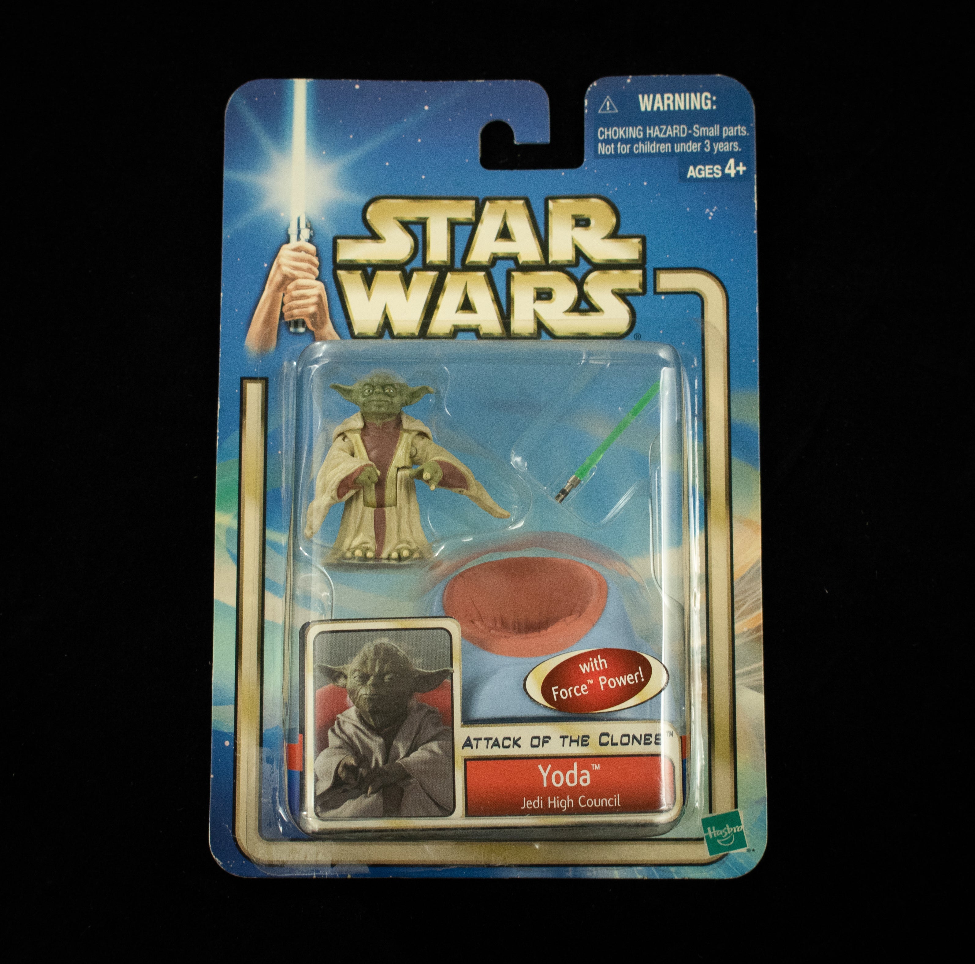 Yoda Attack of the Clones Jedi High Council Action Figure Saga Hasbro 2002