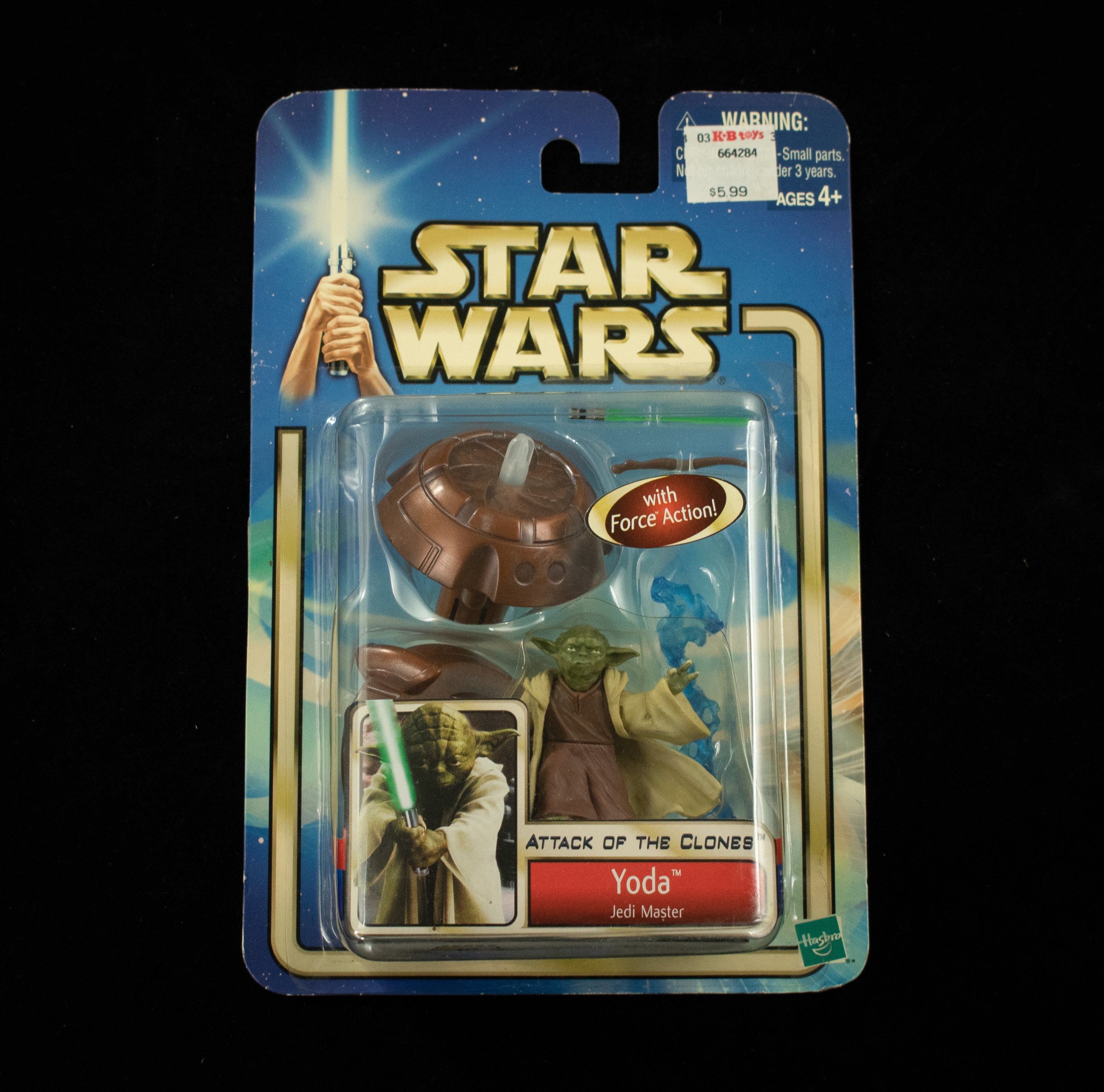 Yoda Jedi Master Attack of the clones Action Figure Star Wars Saga