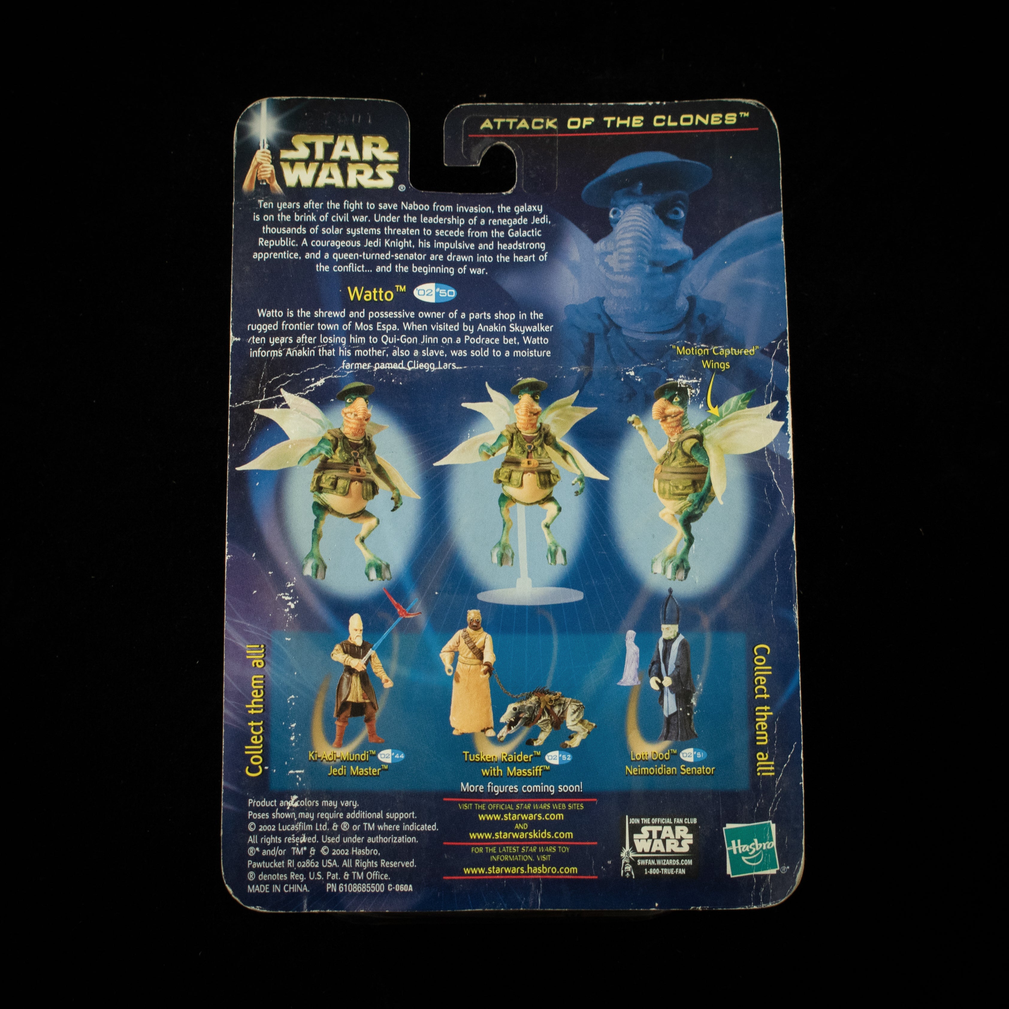 Watto Action Figure Star Wars Attack of the Clones 2002 Hasbro Saga
