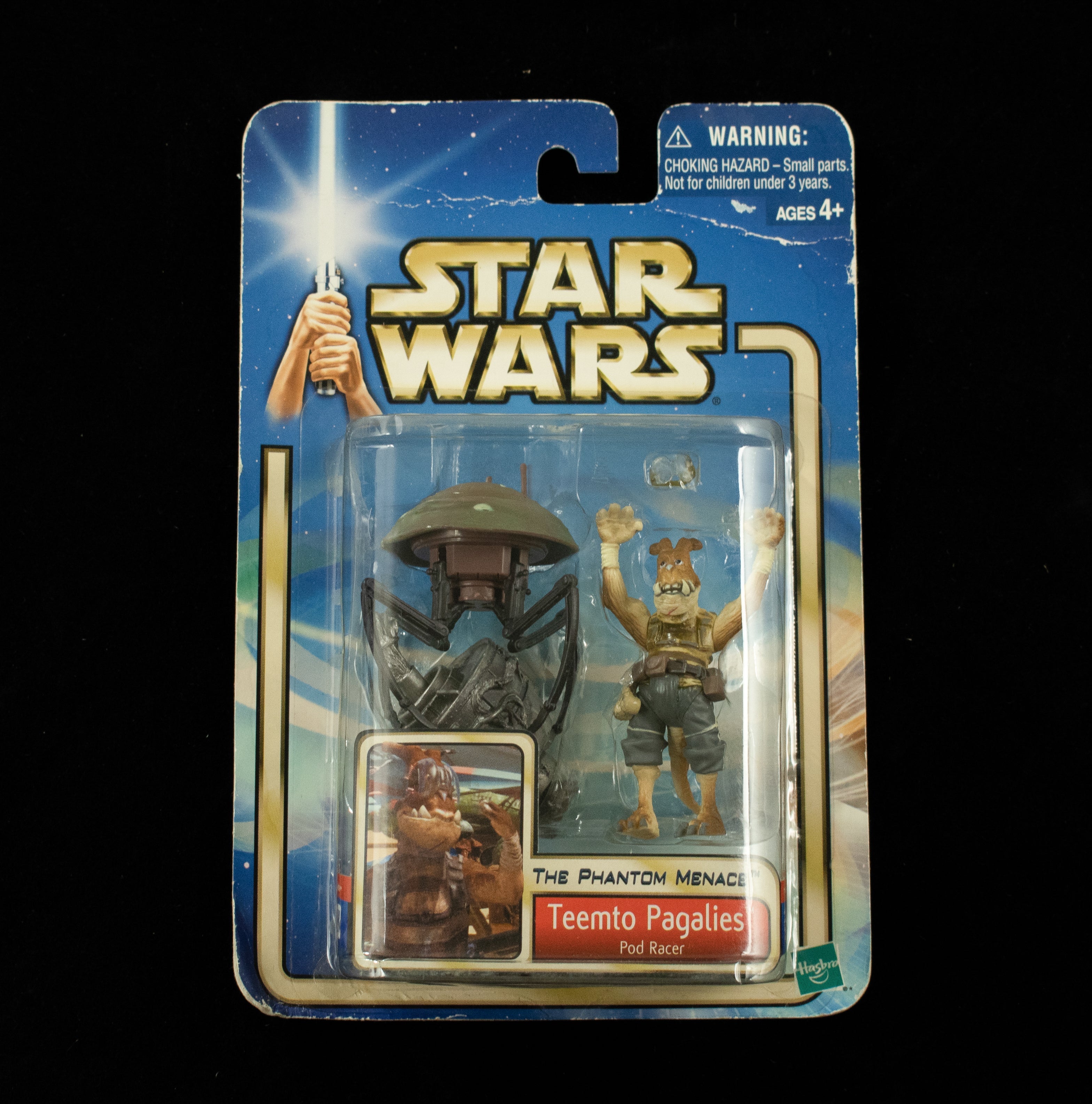 Teemto Pagalies Pod Racer Star Wars Action Figure Saga Hasbro 2002