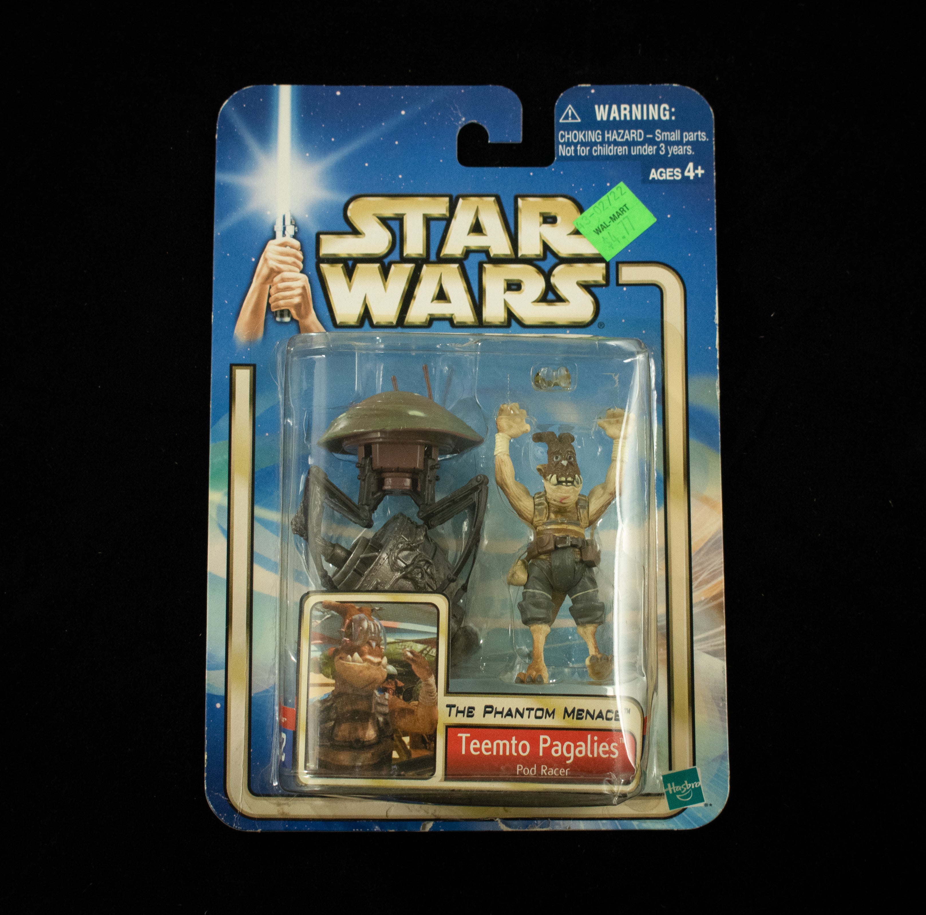 Teemto Pagalies The Phantom Menace Pod Racer Saga Action Figure Hasbro 2002
