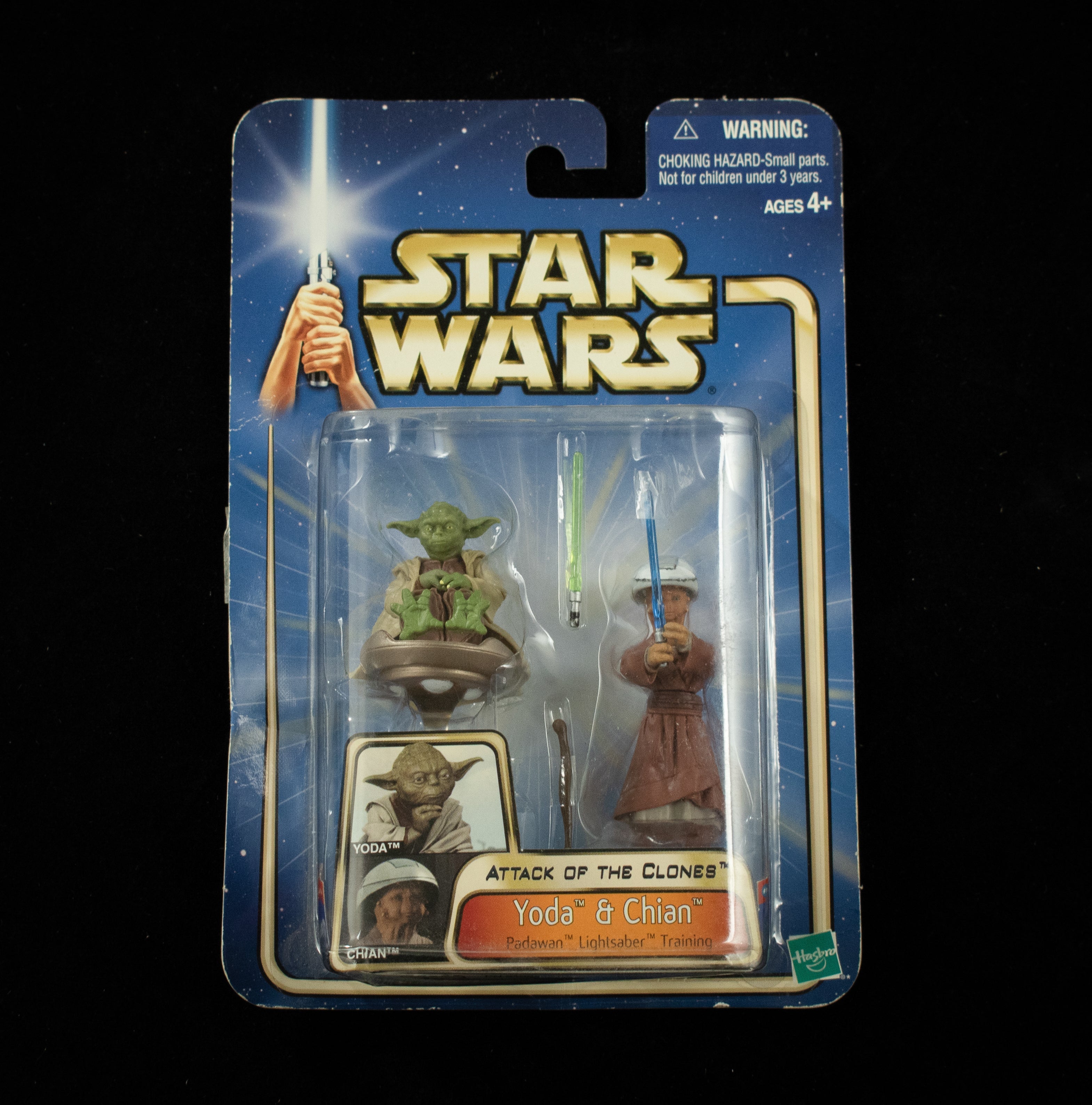Yoda and Chian Attack of the Clones Star Wars Action Figure Saga