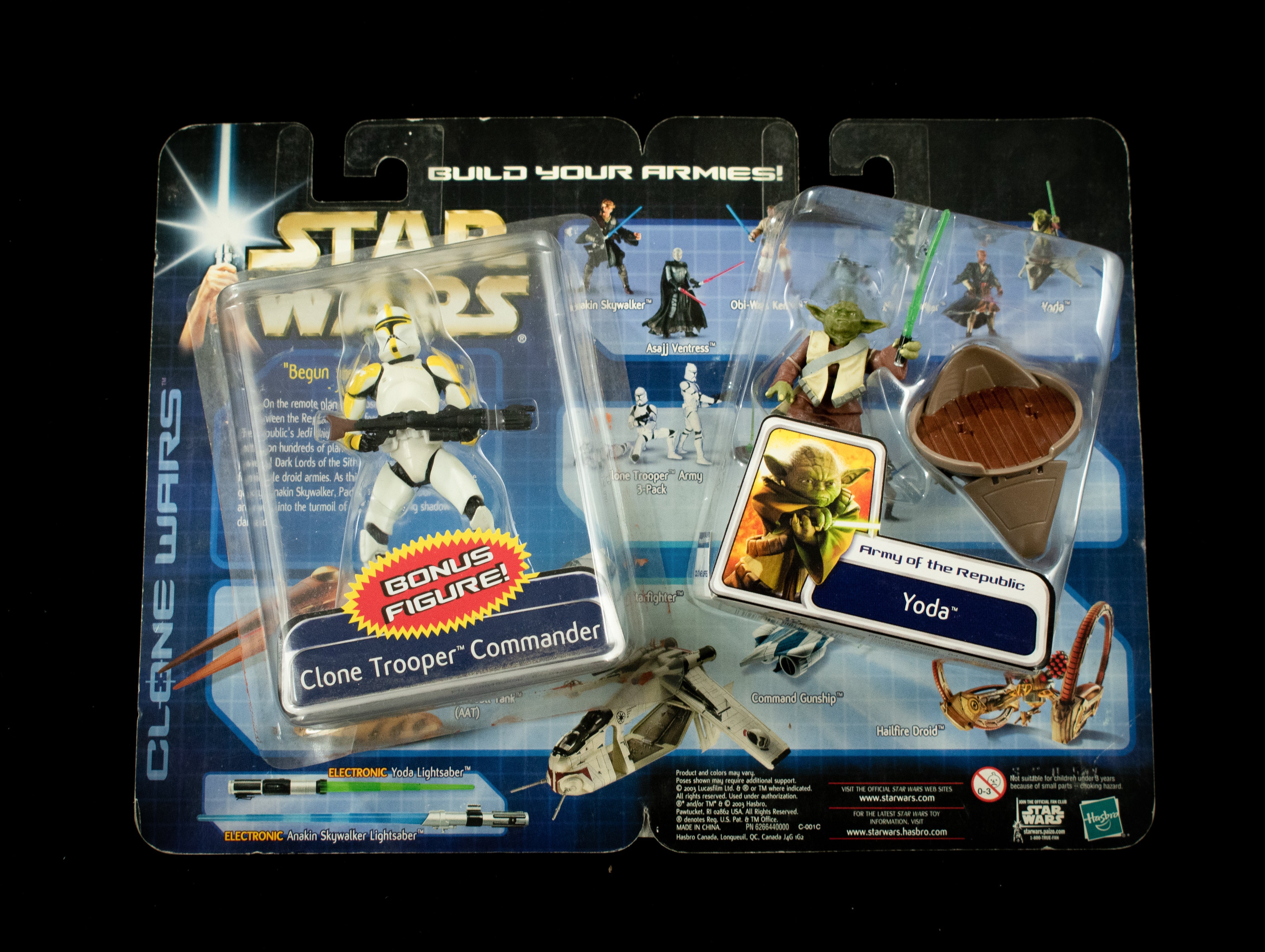 Star Wars Army of the Republic Value Pack Yoda & Clone Trooper Commander