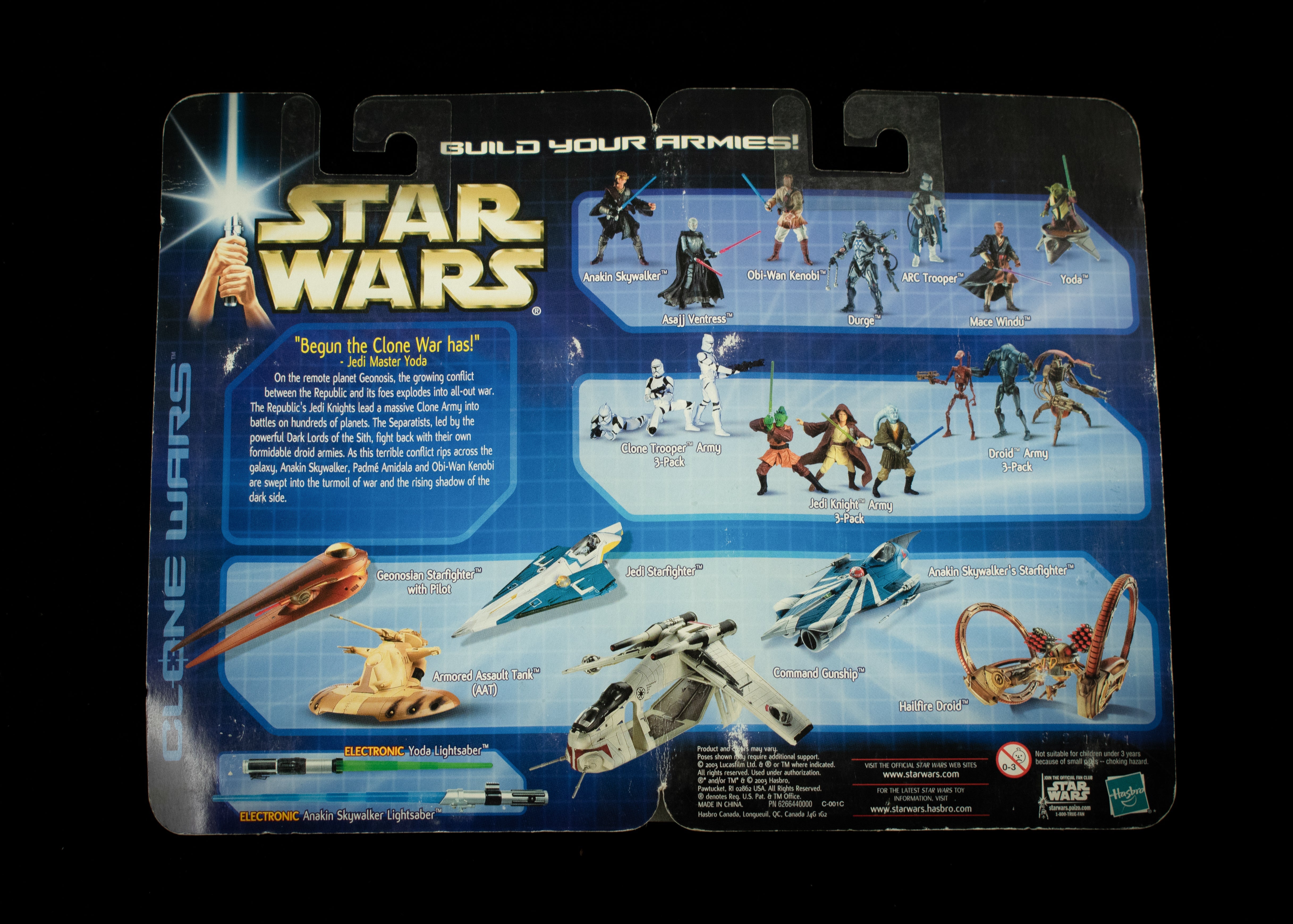 Star Wars Anakin Skywalker & Clone Trooper Lieutenant Combo Army of the Republic