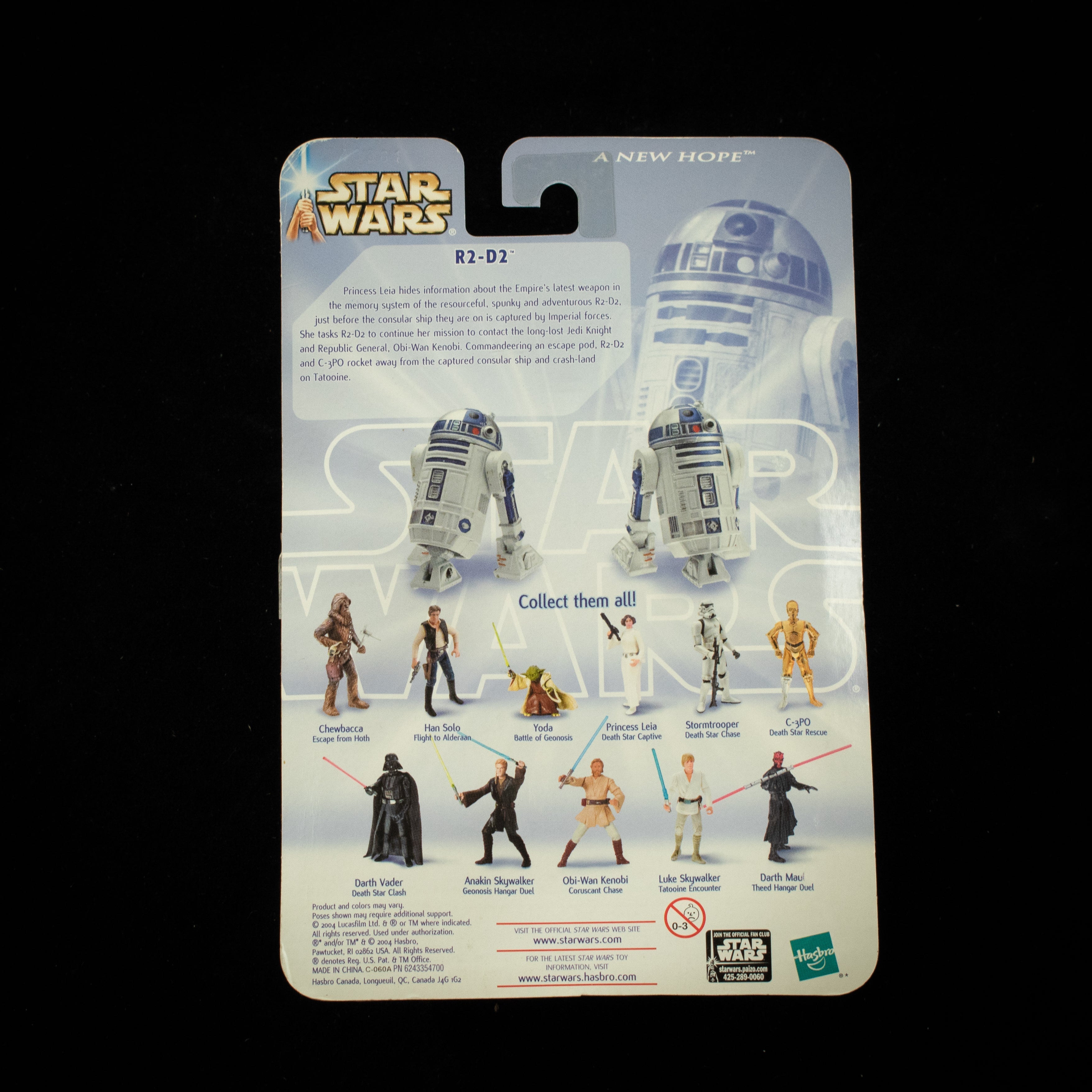 R2-D2 Action Figure Star Wars Saga 2004 Hasbro Tatooine Mission