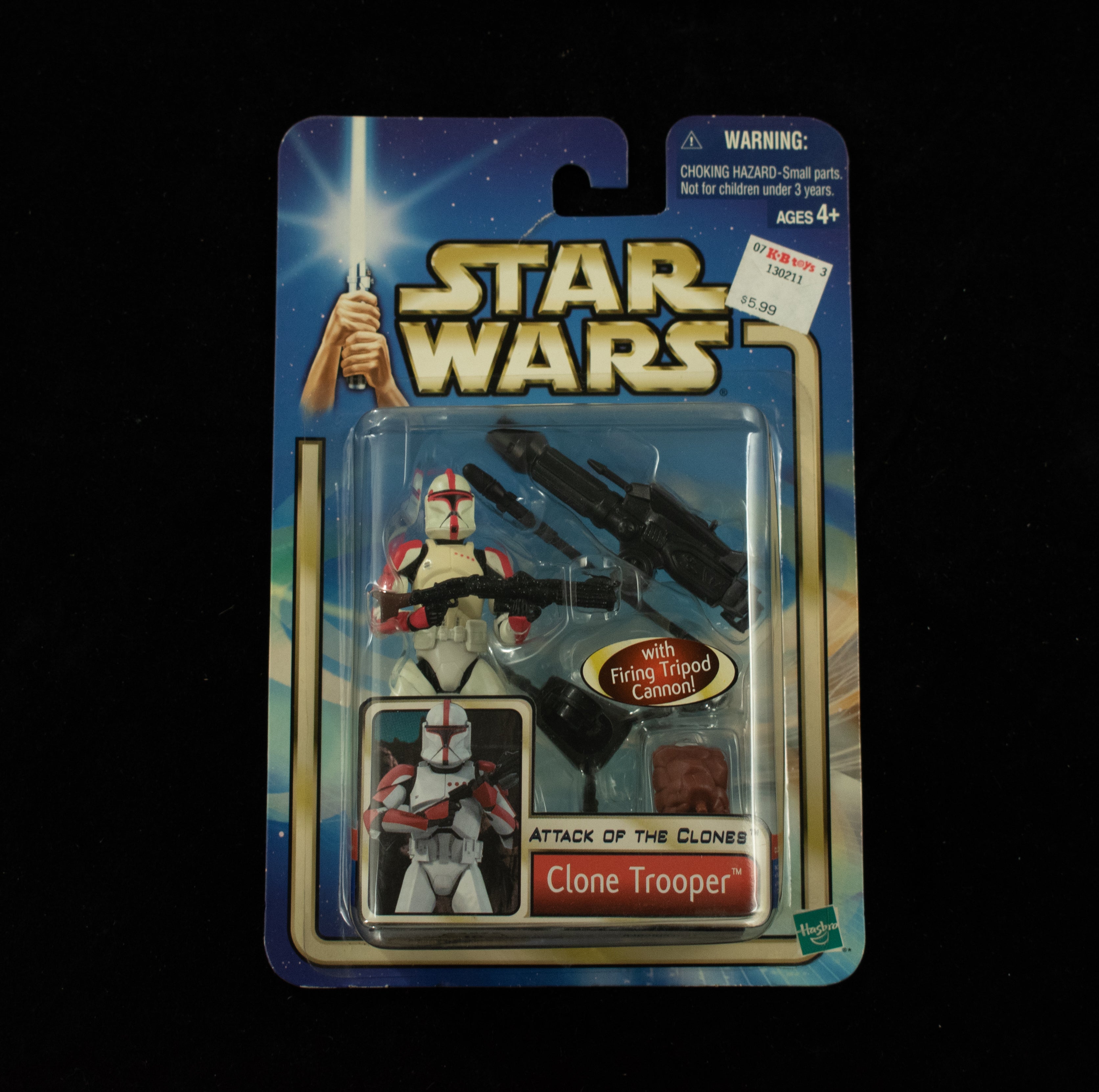 Clone Trooper Attack of the Clones Star Wars Saga Action Figure Hasbro 2002