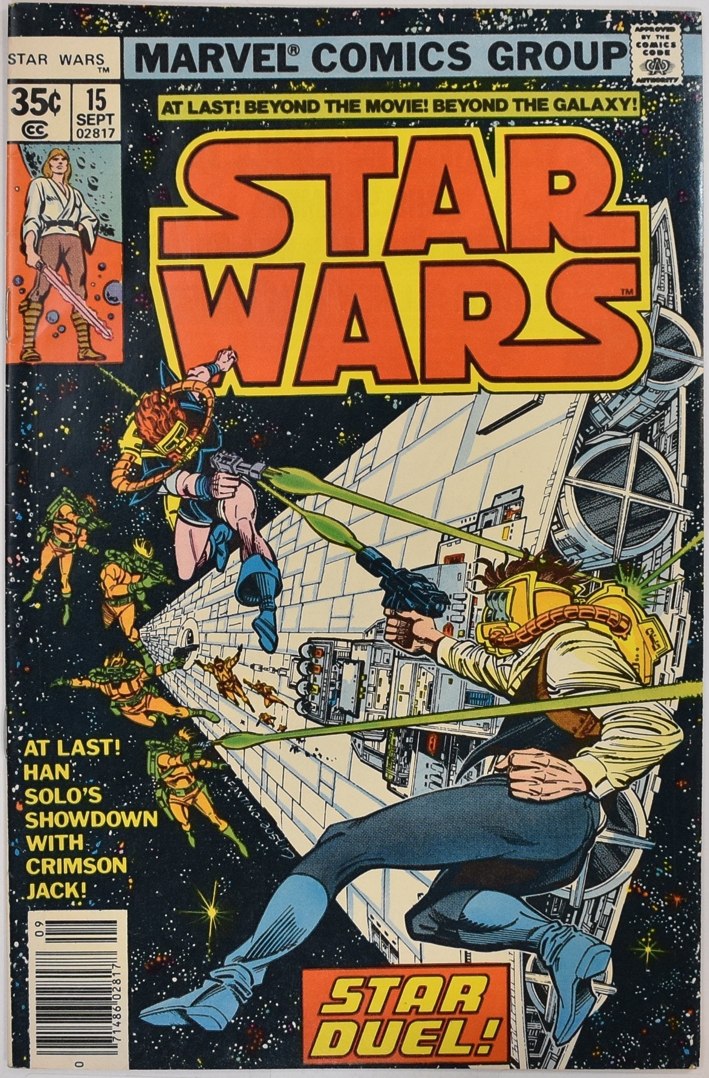 Star Wars Comic Book 15 Sept 1978 Marvel Comics Group