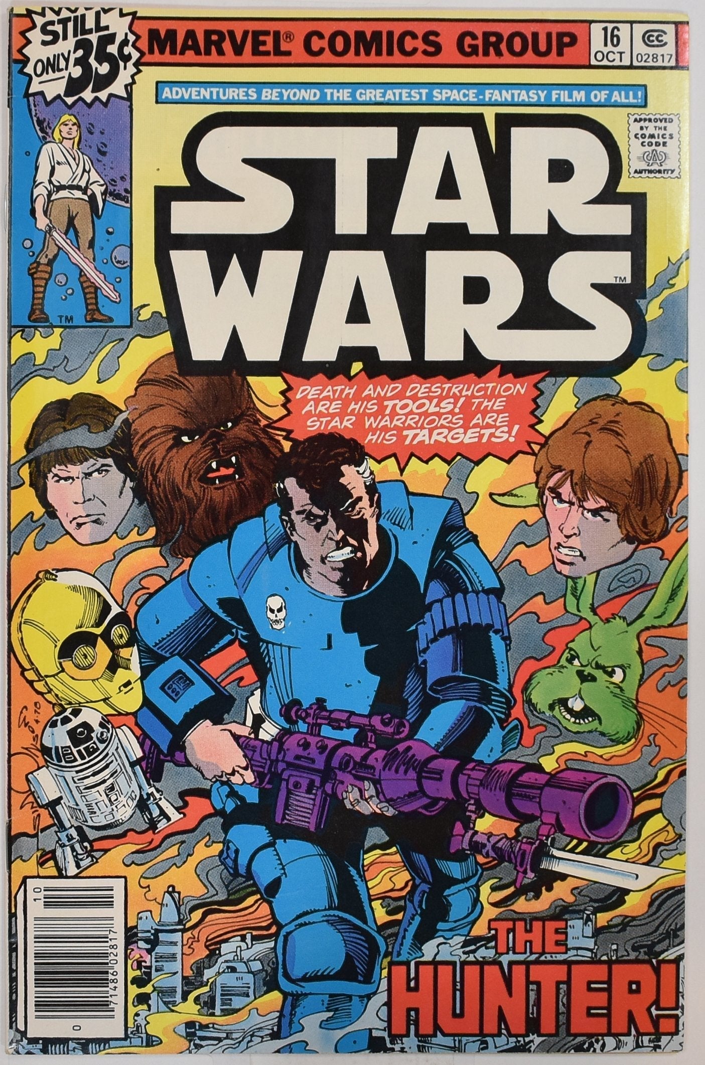 Star Wars Comic Book 16 Oct 1978 Marvel Comics Group