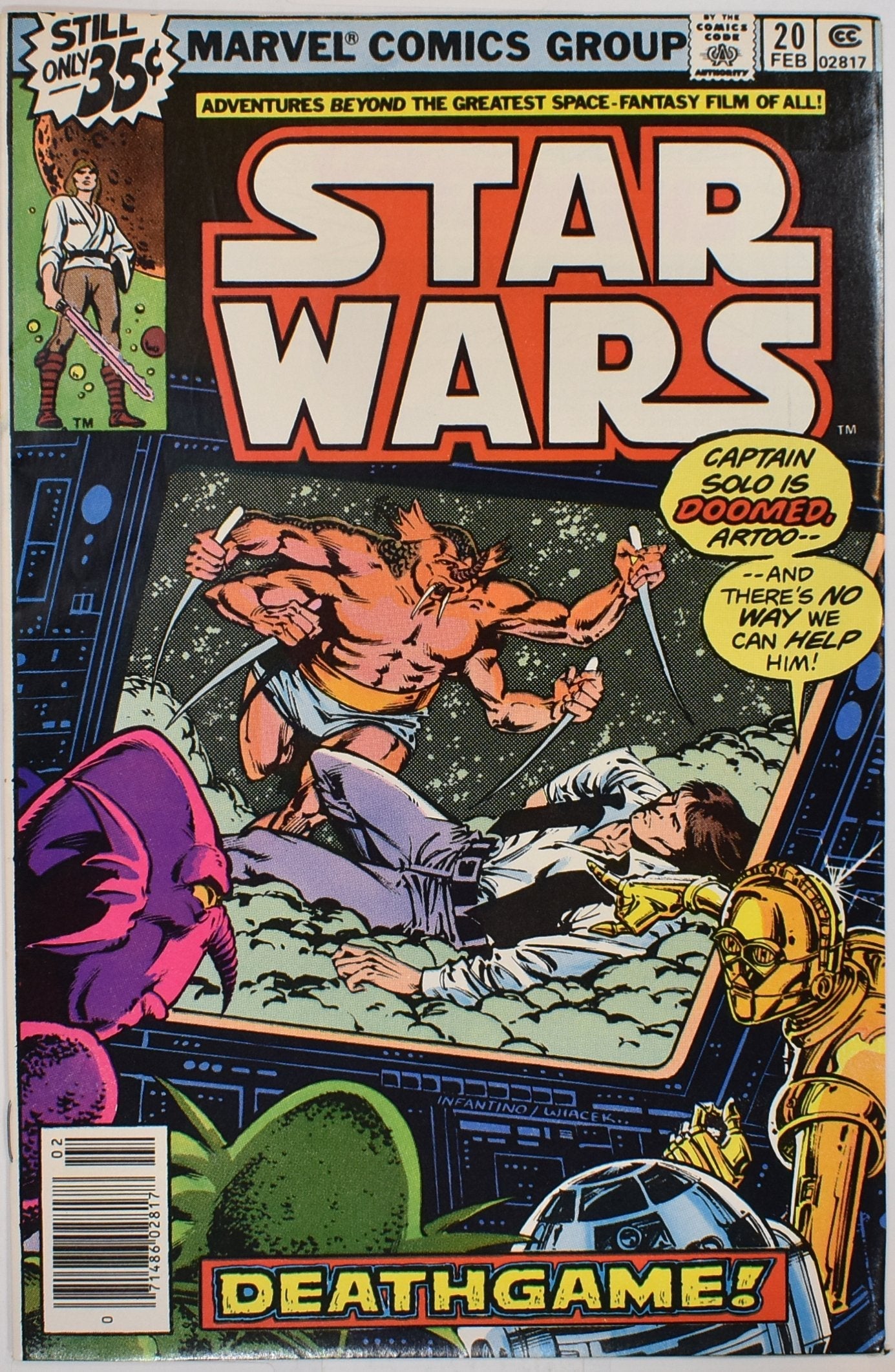 Star Wars Comic Book 20 Feb Marvel Comics Group 1979