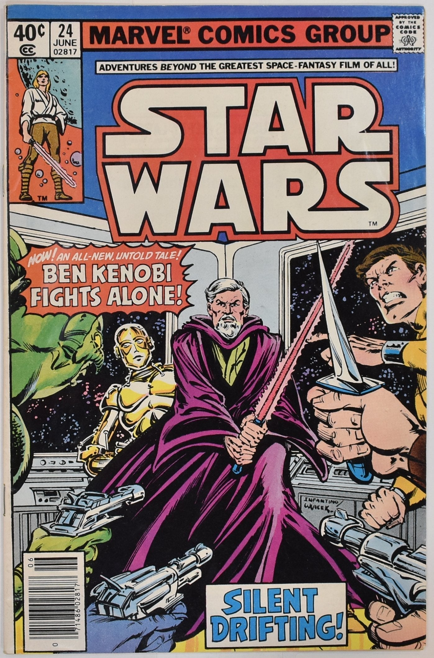 Star Wars Comic Book 24 JUNE Marvel Comics Group 1979
