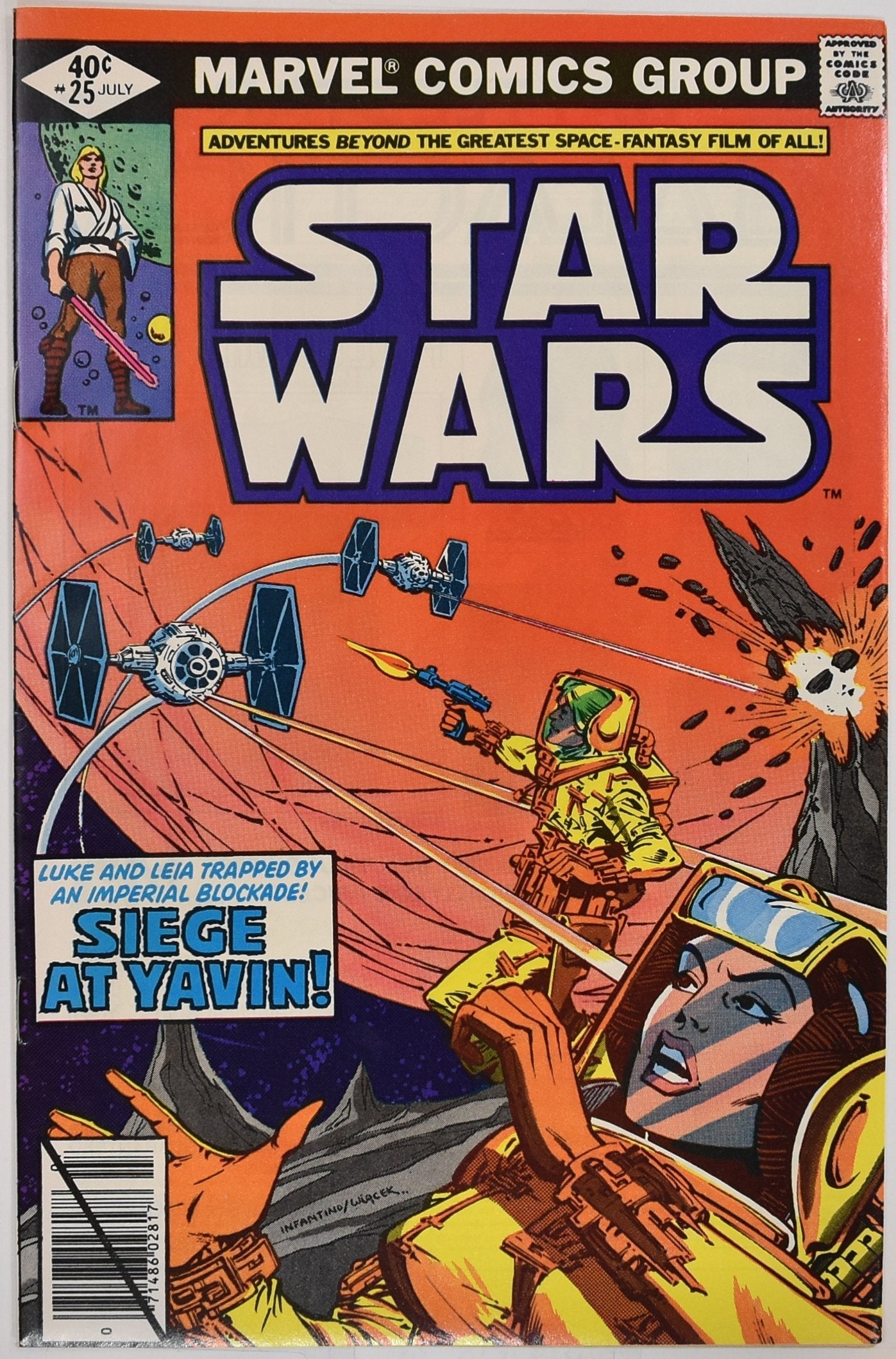 Star Wars Comic 25 Book JULY Marvel Comics Group 1979