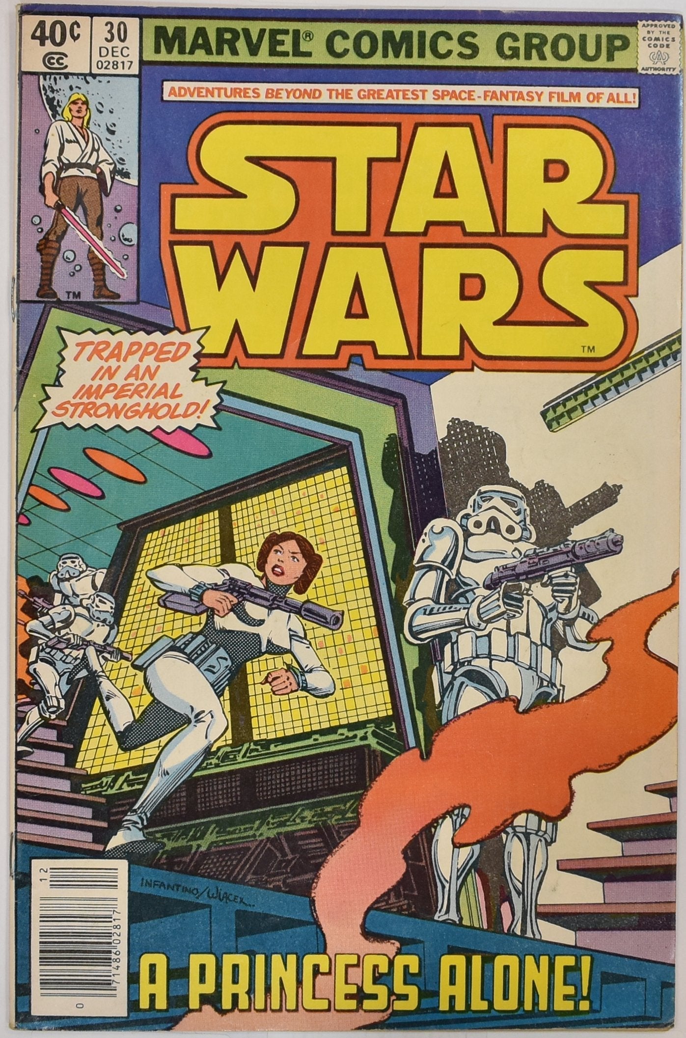 Star Wars Comic Book 30 Dec 1979 Marvel Comics Group 02187