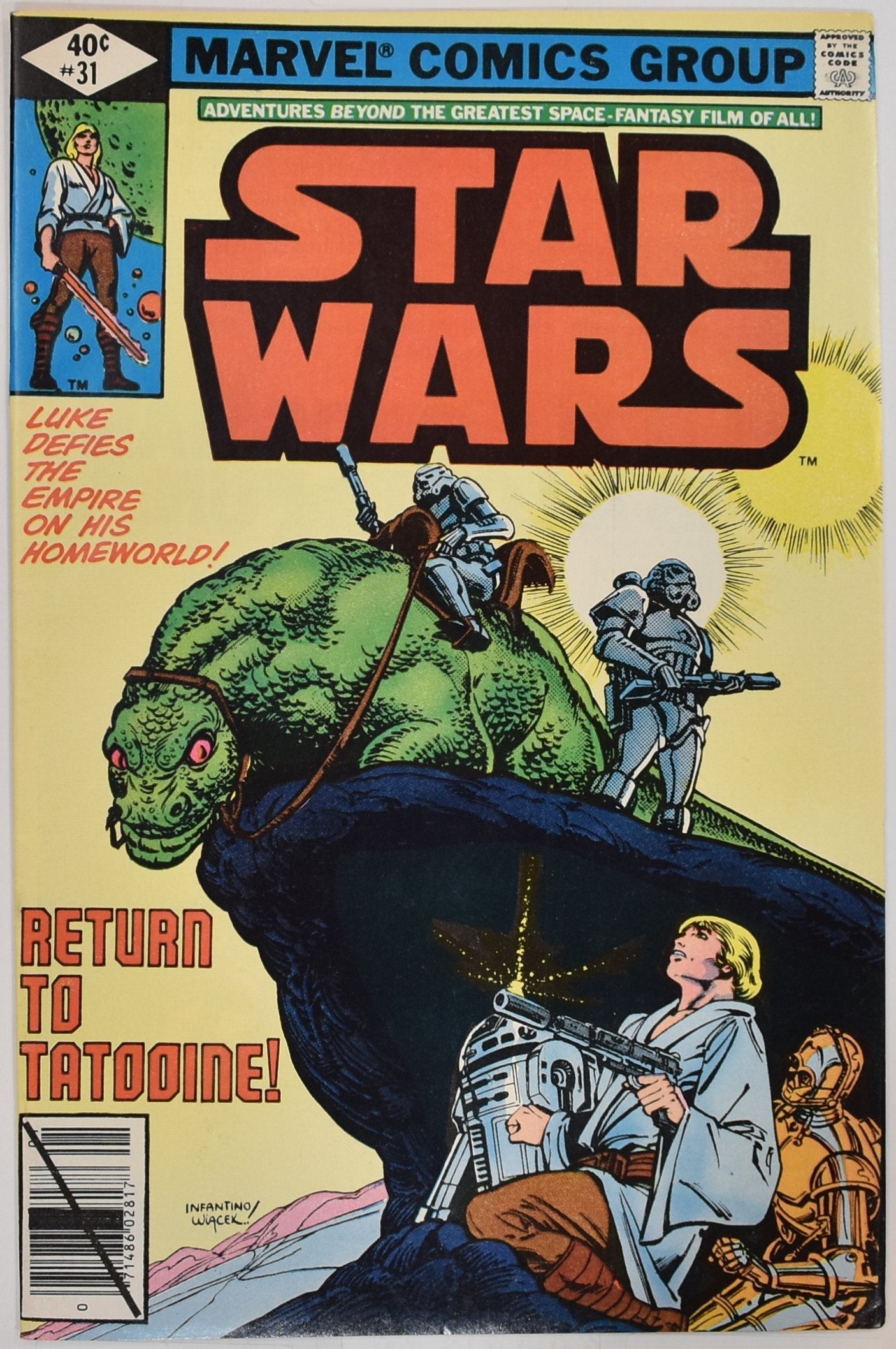 Star Wars Comic Book 31 Marvel Comics Group