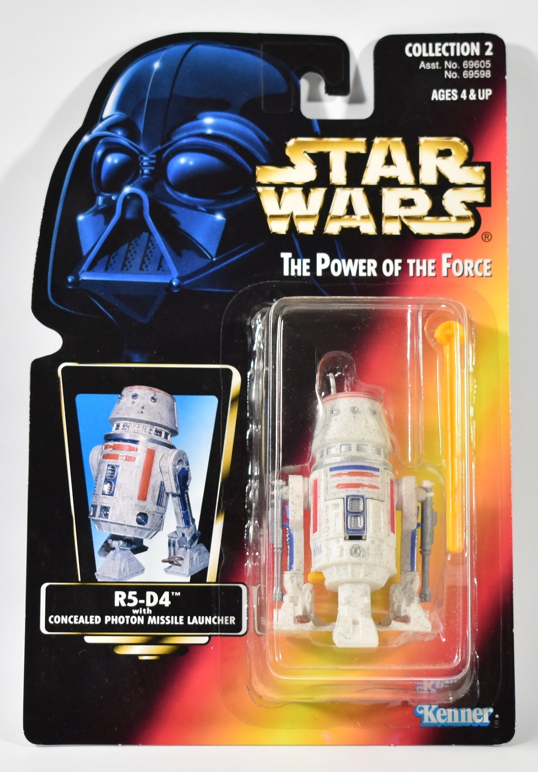 Star Wars Power Of the Force Orange Card R5-D4