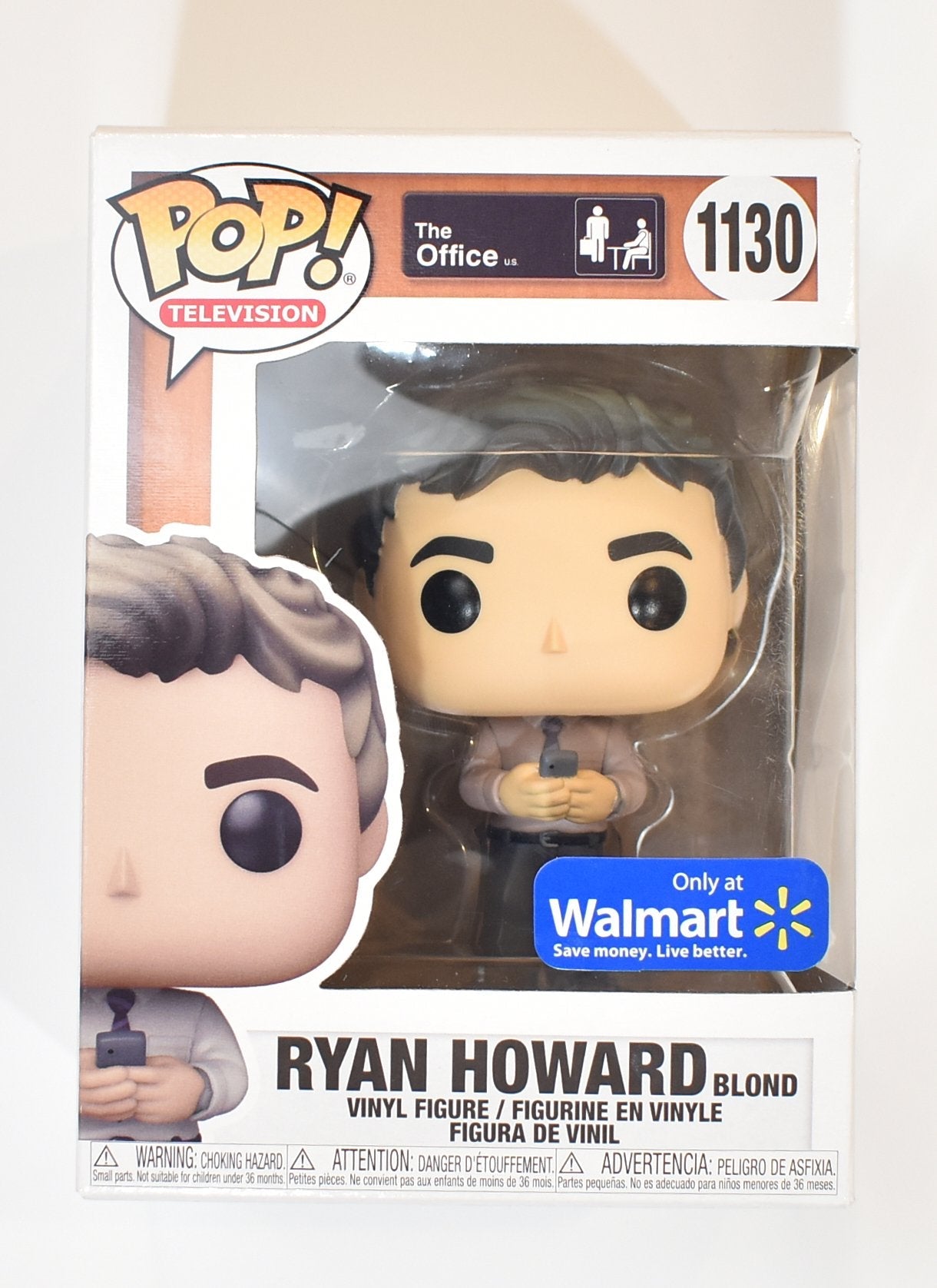 Funko Pop Ryan Howard the Office only at Walmart 1130 lite hair